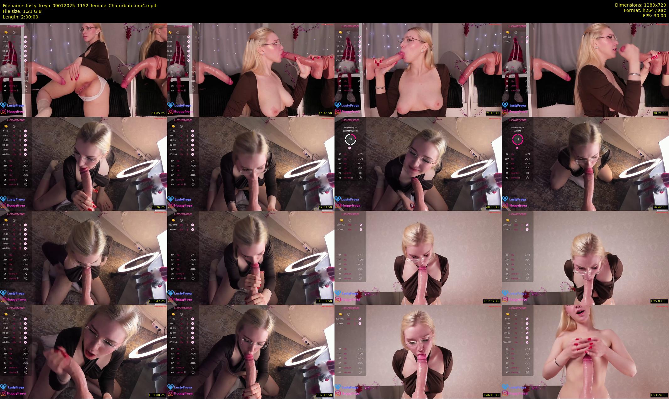 lusty_freya — 120 minute Chaturbate female cam show recording, 720p, Jan 9, 2025