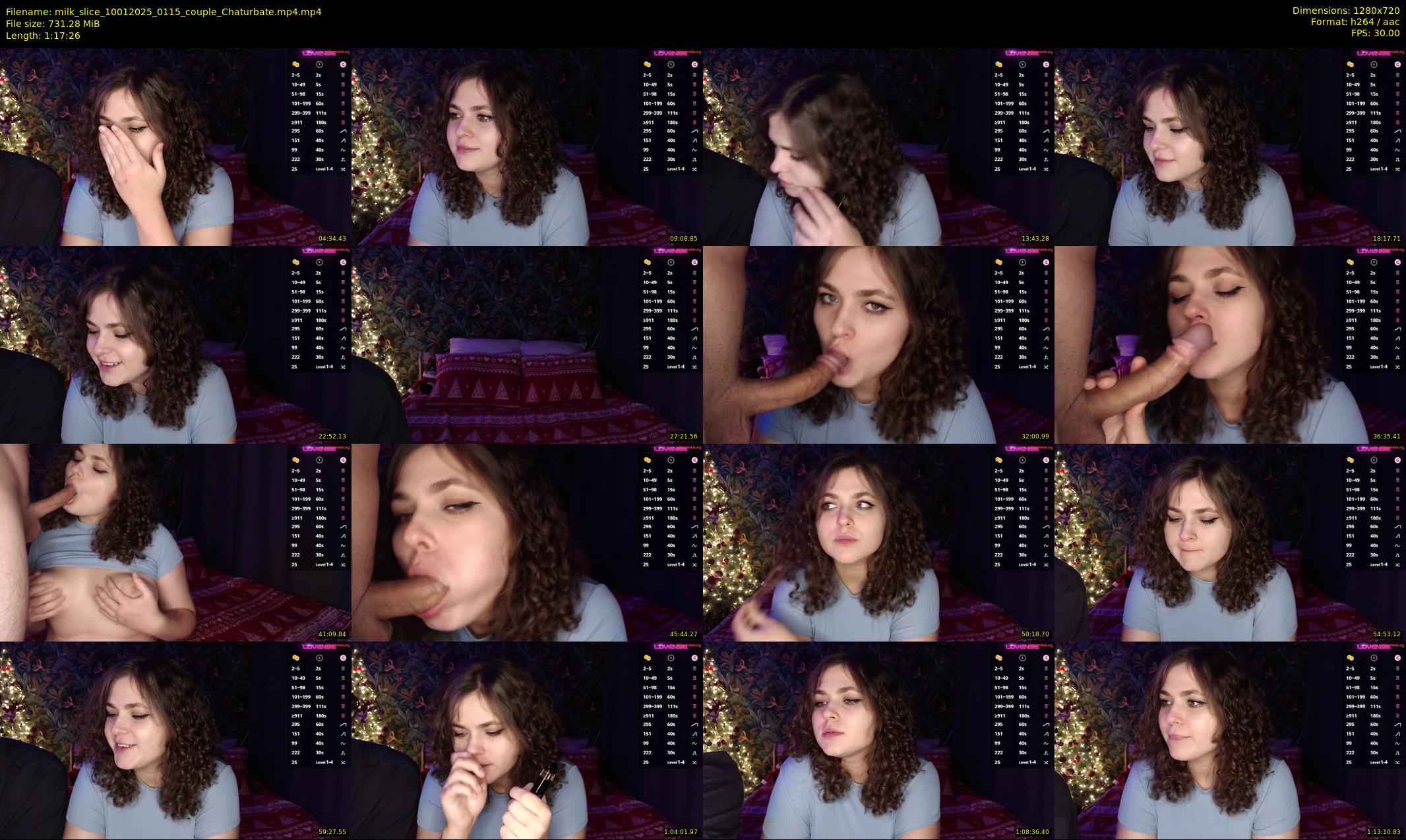 milk_slice — 78 minute Chaturbate couple cam show recording, 720p, Jan 10, 2025