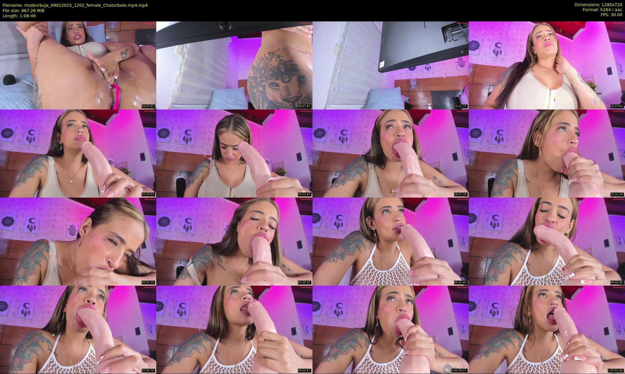mssburbuja — 69 minute Chaturbate female cam show recording, 720p, Jan 9, 2025