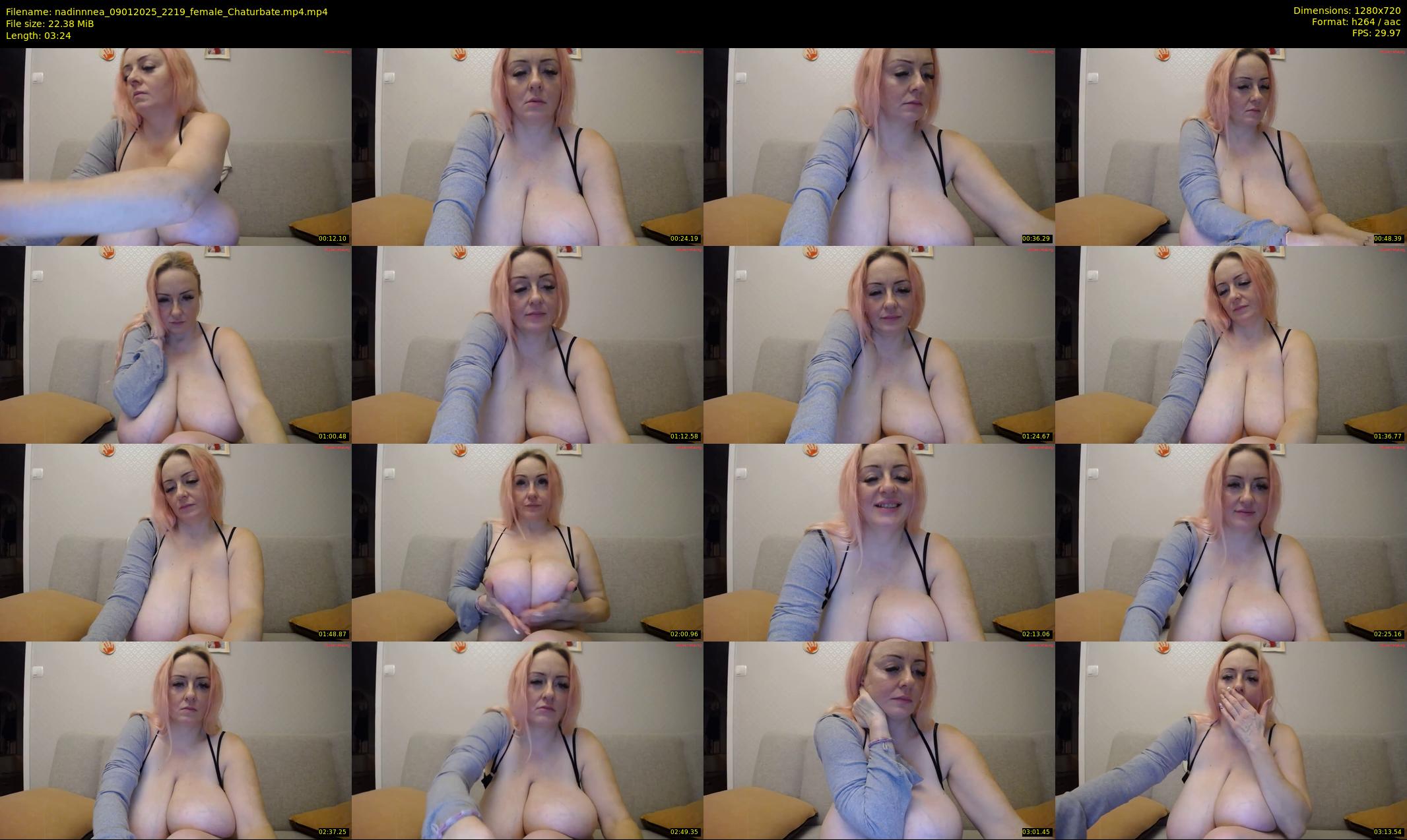 nadinnnea — 4 minute Chaturbate female cam show recording, 720p, Jan 9, 2025