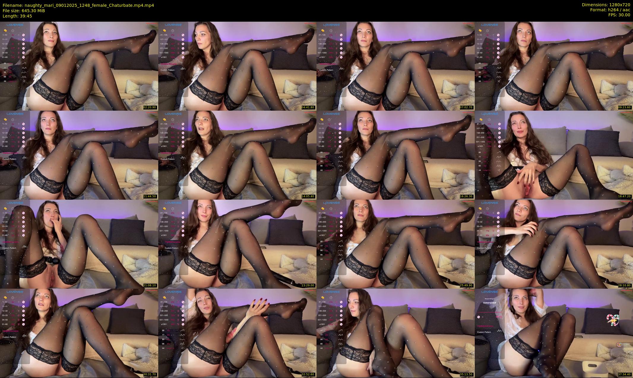 naughty_mari — 40 minute Chaturbate female cam show recording, 720p, Jan 9, 2025