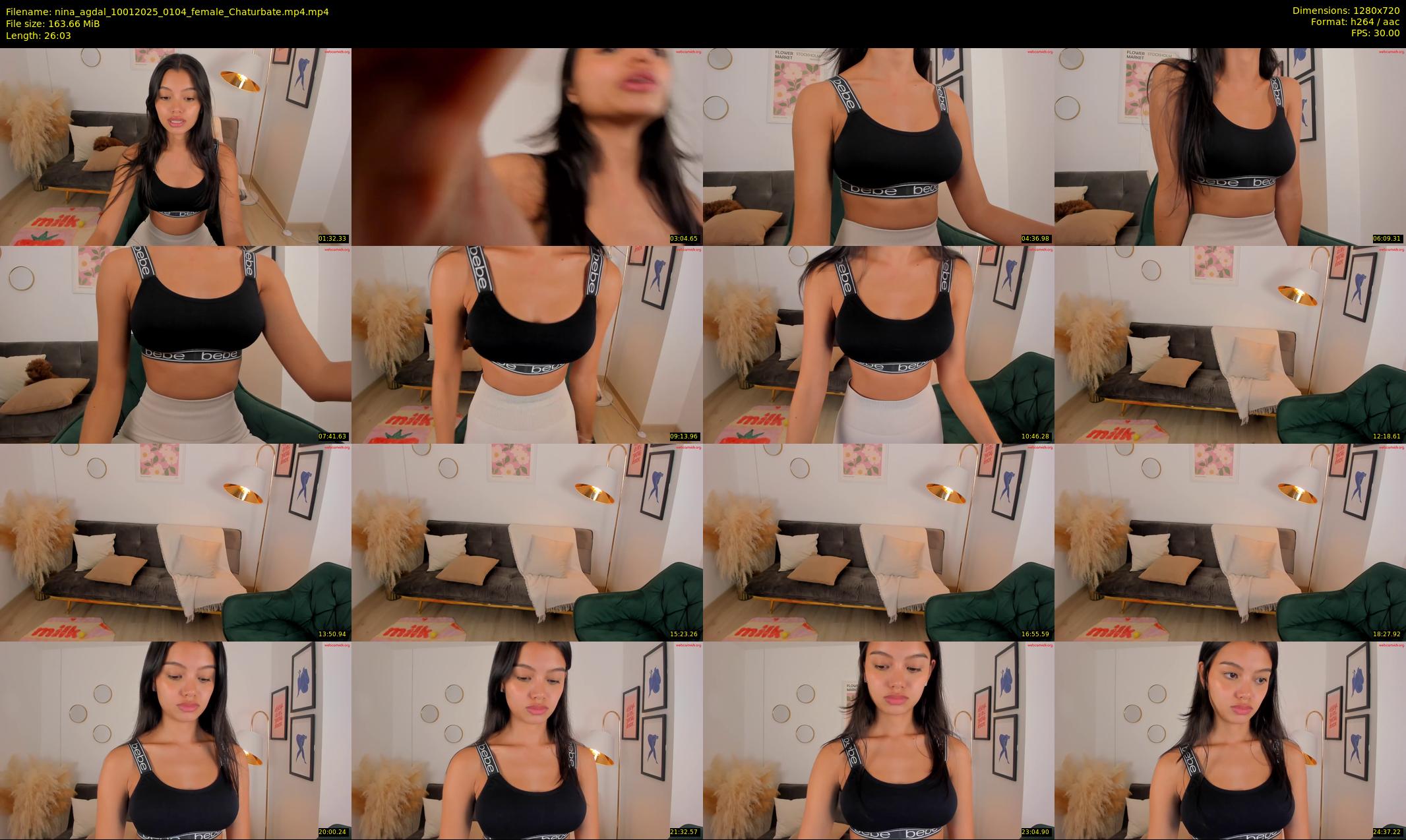 nina_agdal — 27 minute Chaturbate female cam show recording, 720p, Jan 10, 2025