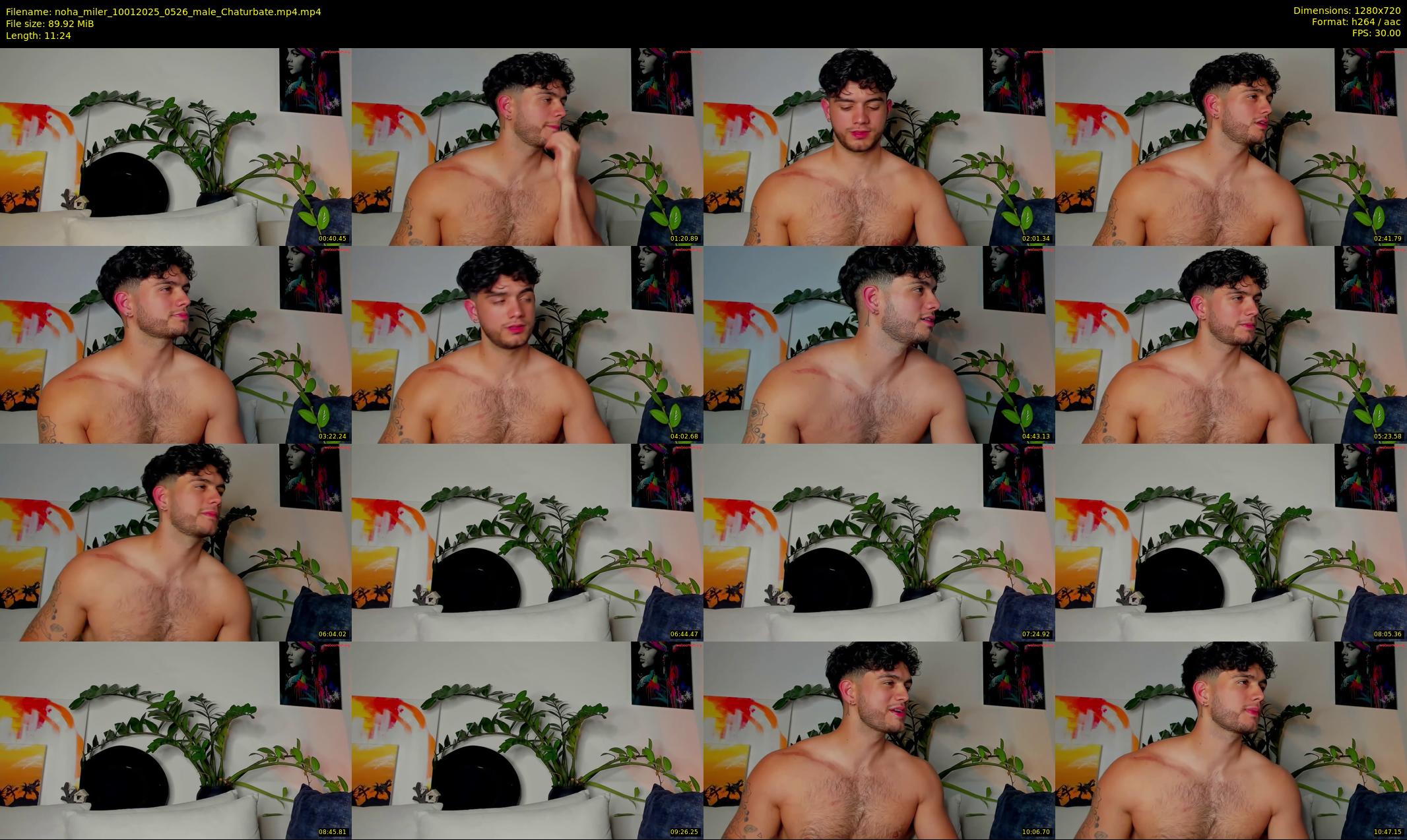 noha_miler — 12 minute Chaturbate male cam show recording, 720p, Jan 10, 2025