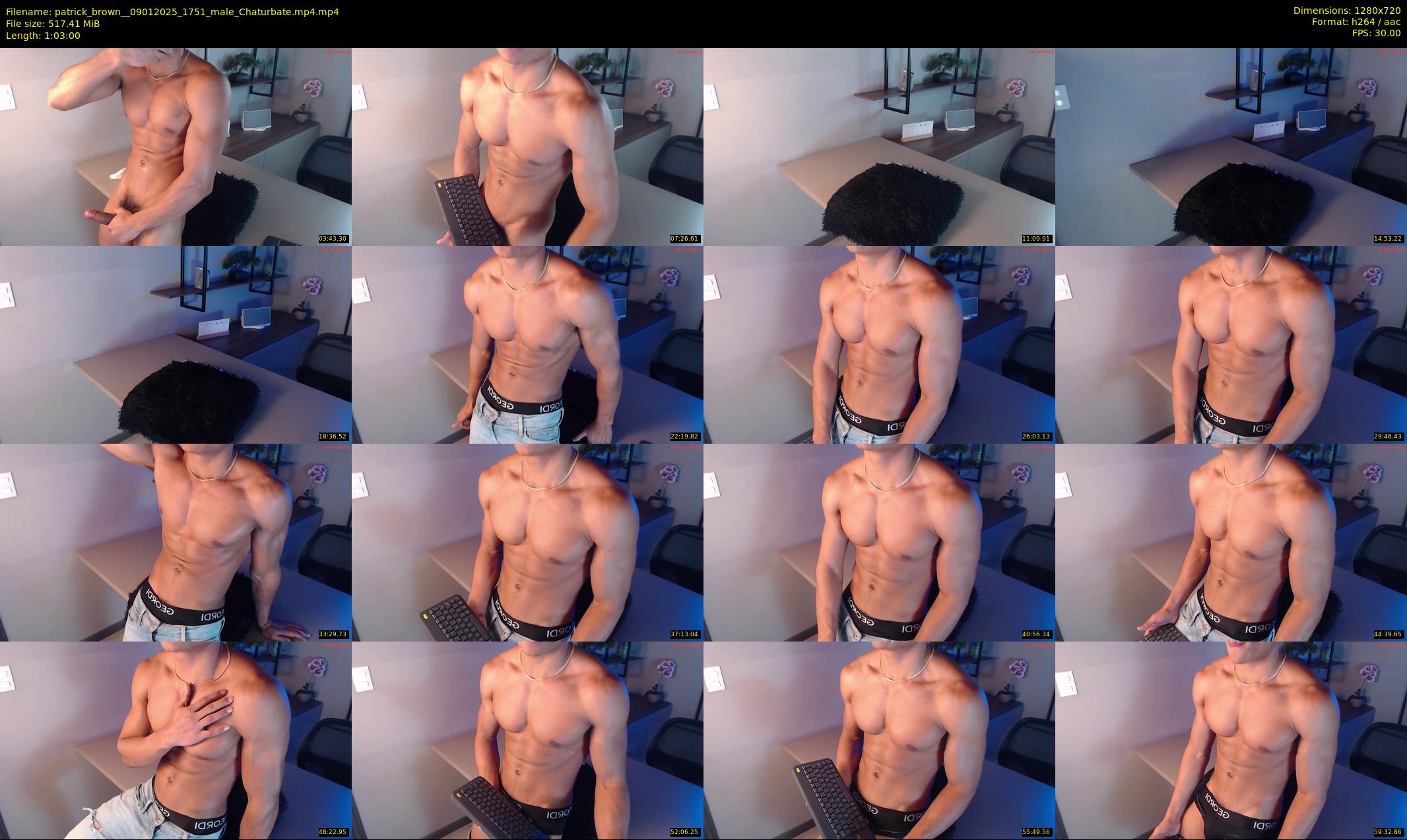 patrick_brown_ — 63 minute Chaturbate male cam show recording, 720p, Jan 9, 2025