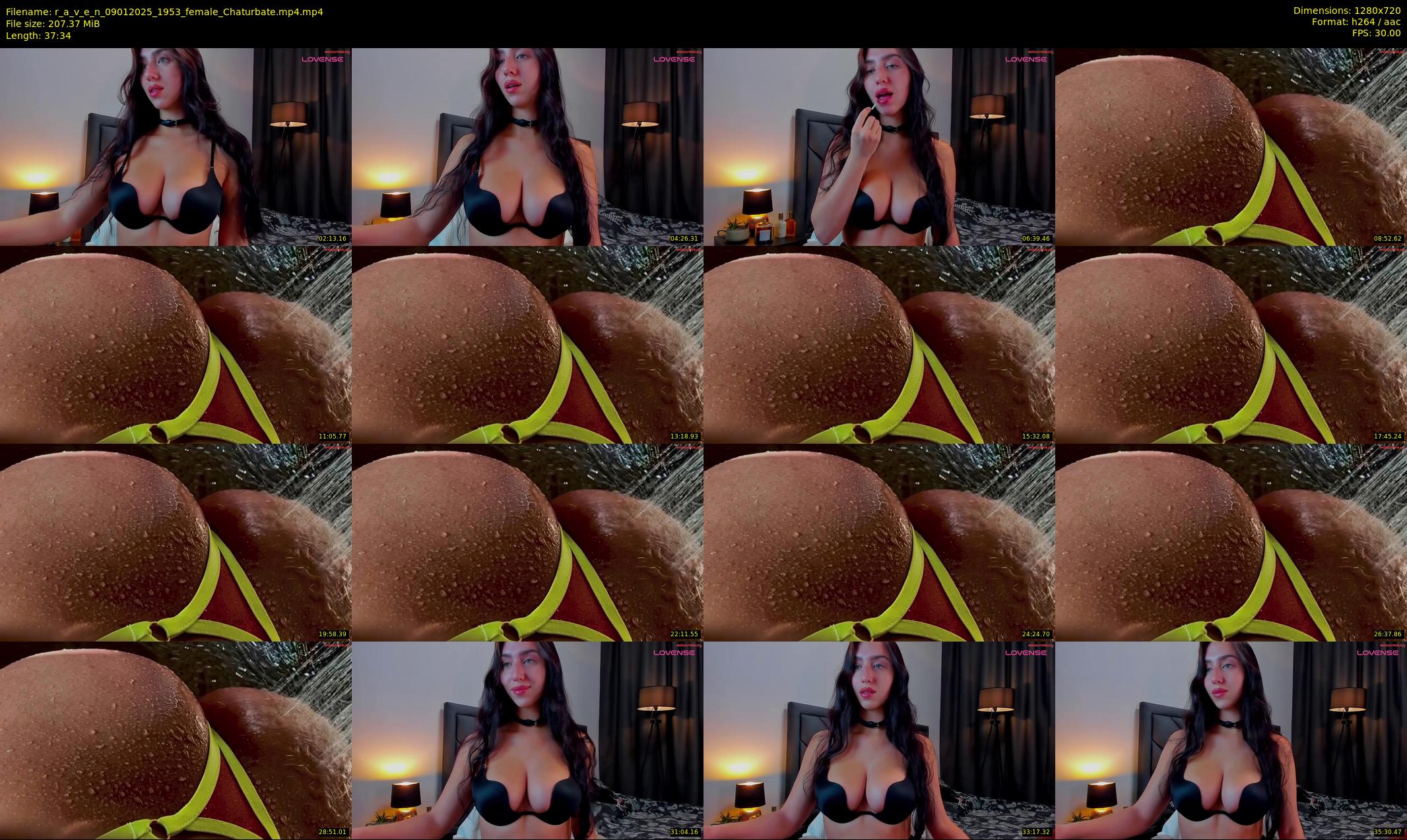 r_a_v_e_n — 38 minute Chaturbate female cam show recording, 720p, Jan 9, 2025