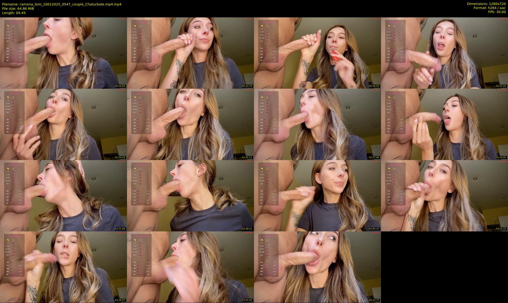 ramona_tom — 5 minute Chaturbate couple cam show recording, 720p, Jan 10, 2025