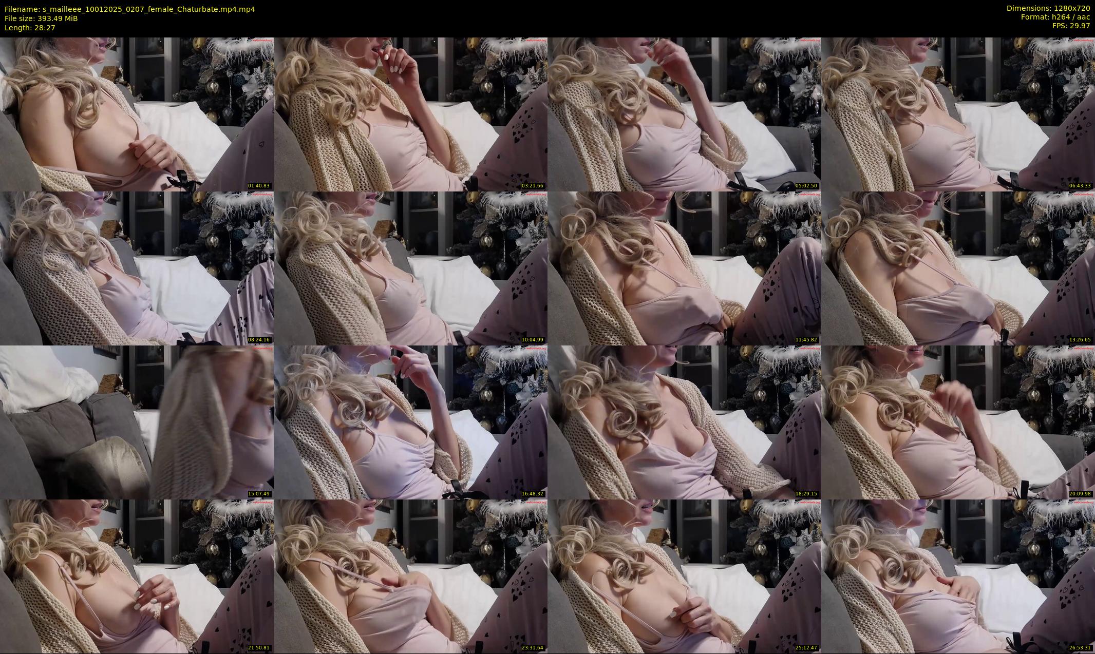 s_mailleee — 29 minute Chaturbate female cam show recording, 720p, Jan 10, 2025
