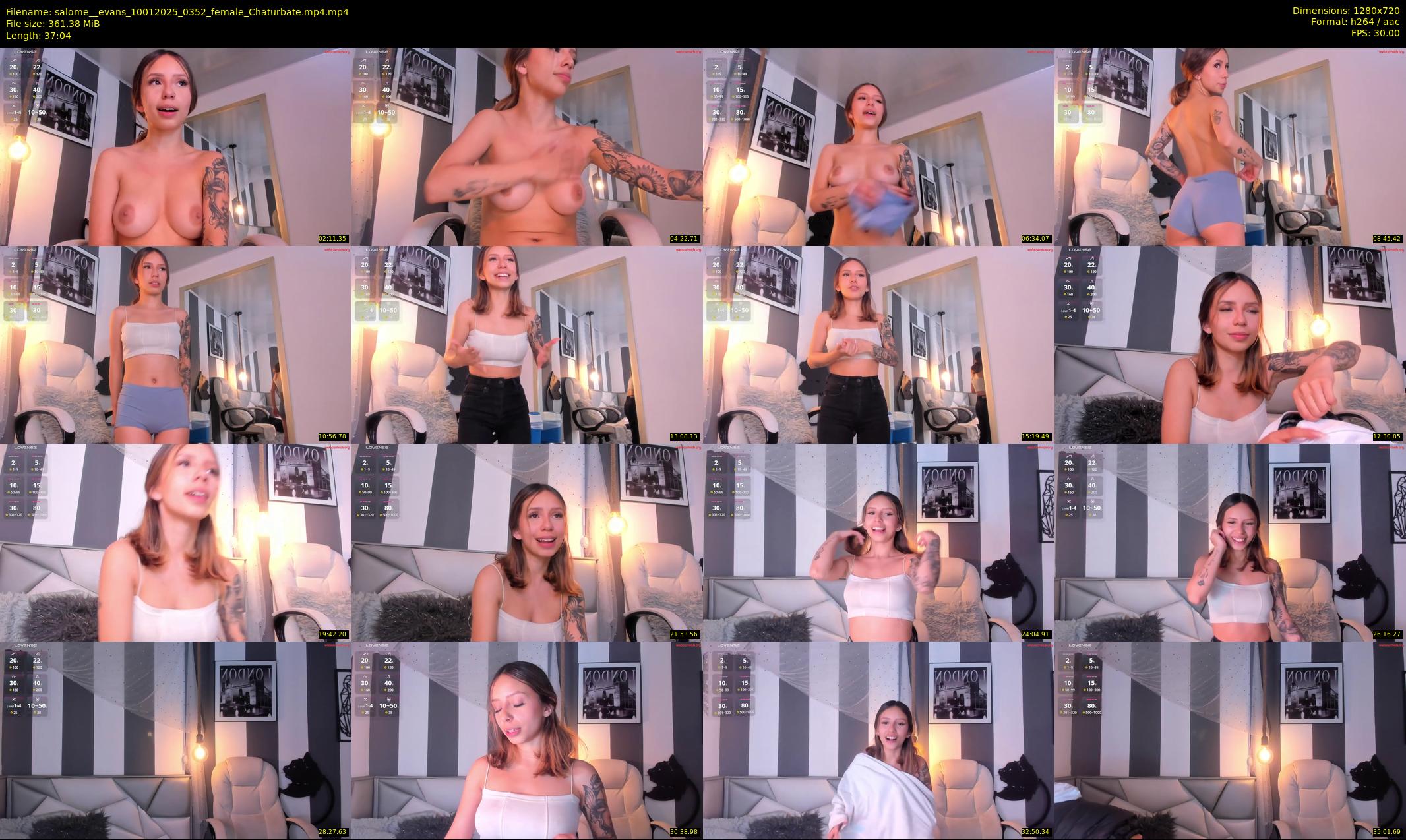 salome__evans — 38 minute Chaturbate female cam show recording, 720p, Jan 10, 2025