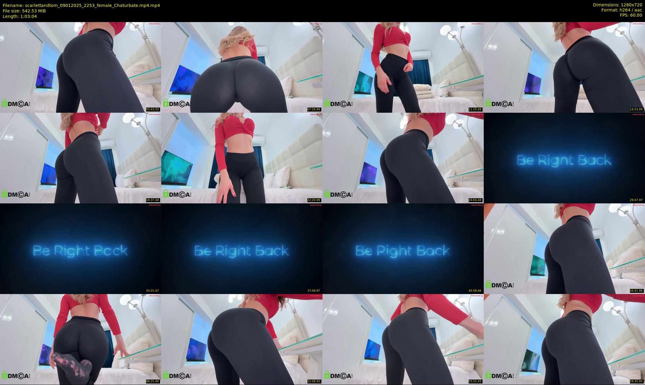 scarlettandtom — 64 minute Chaturbate couple cam show recording, 720p, Jan 9, 2025