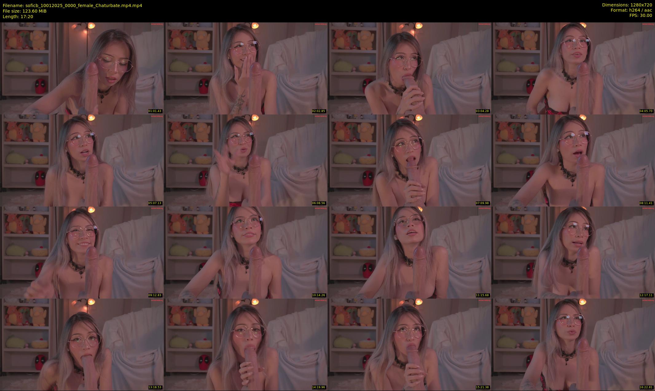 soficb — 18 minute Chaturbate female cam show recording, 720p, Jan 10, 2025