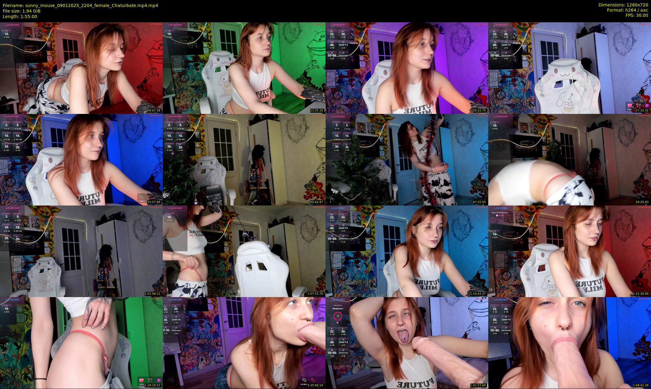 sunny_mouse — 115 minute Chaturbate female cam show recording, 720p, Jan 9, 2025