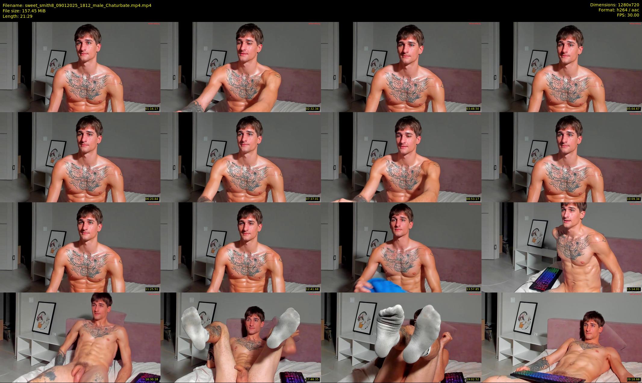 sweet_smith8 — 22 minute Chaturbate male cam show recording, 720p, Jan 9, 2025