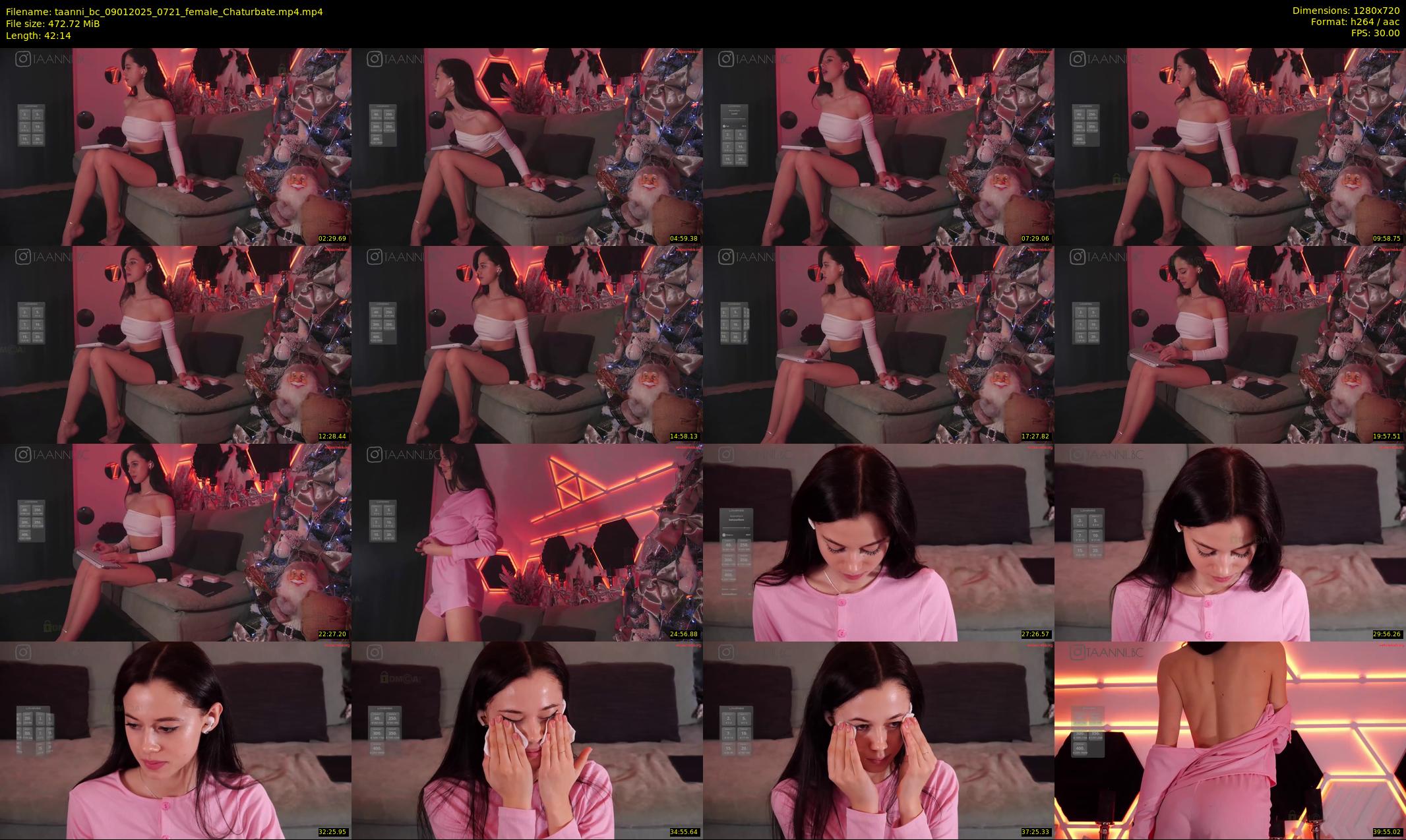 taanni_bc — 43 minute Chaturbate female cam show recording, 720p, Jan 9, 2025