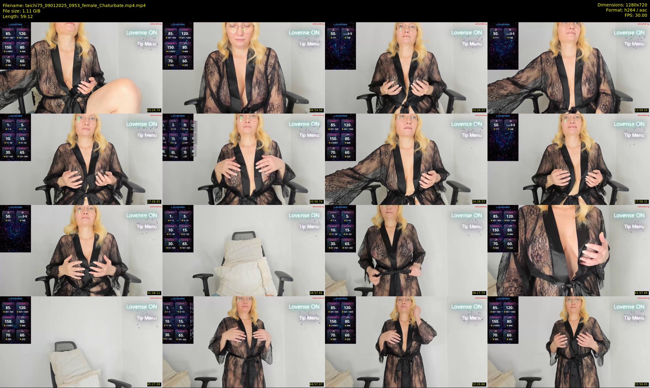taichi75 — 60 minute Chaturbate female cam show recording, 720p, Jan 9, 2025