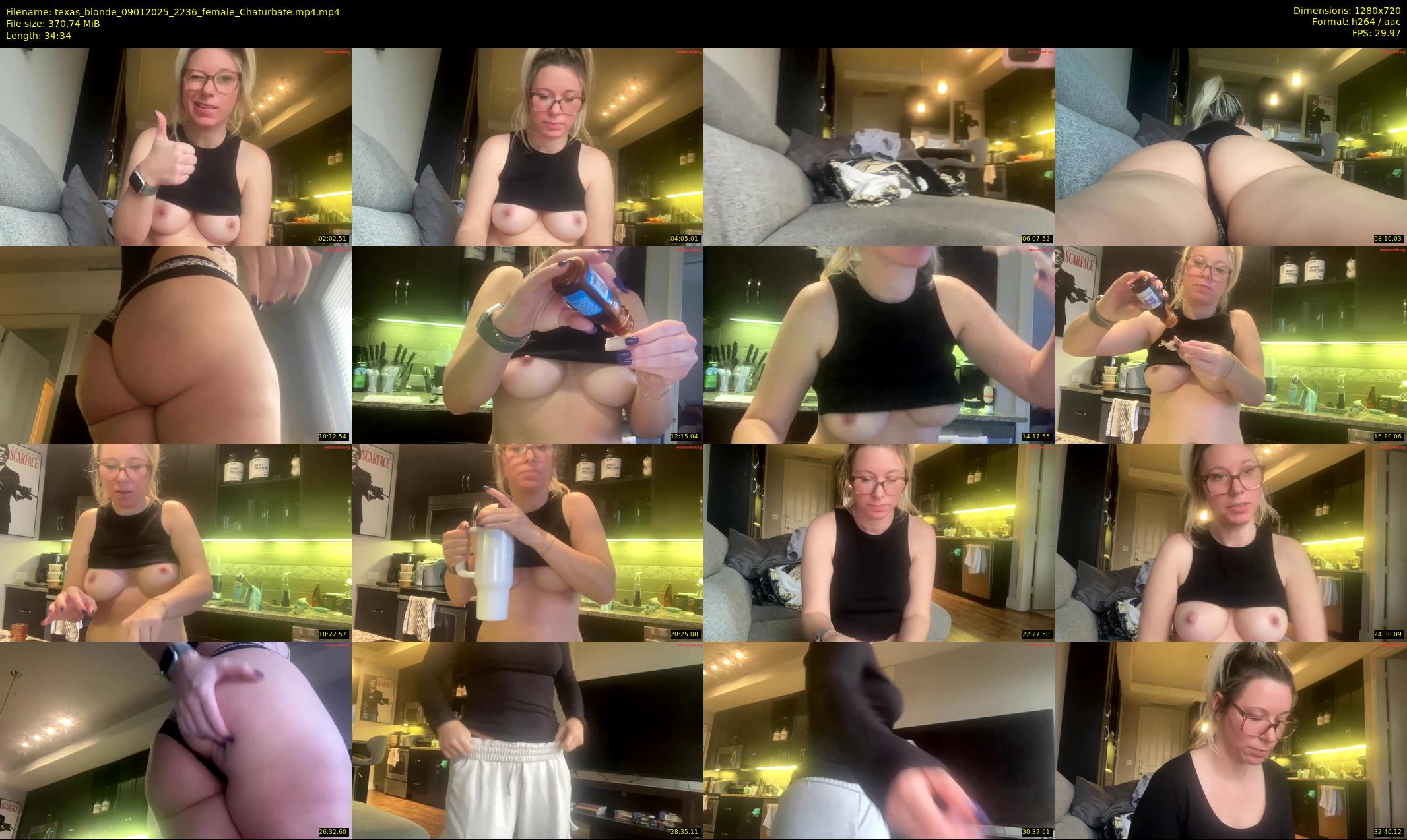 texas_blonde — 35 minute Chaturbate female cam show recording, 720p, Jan 9, 2025