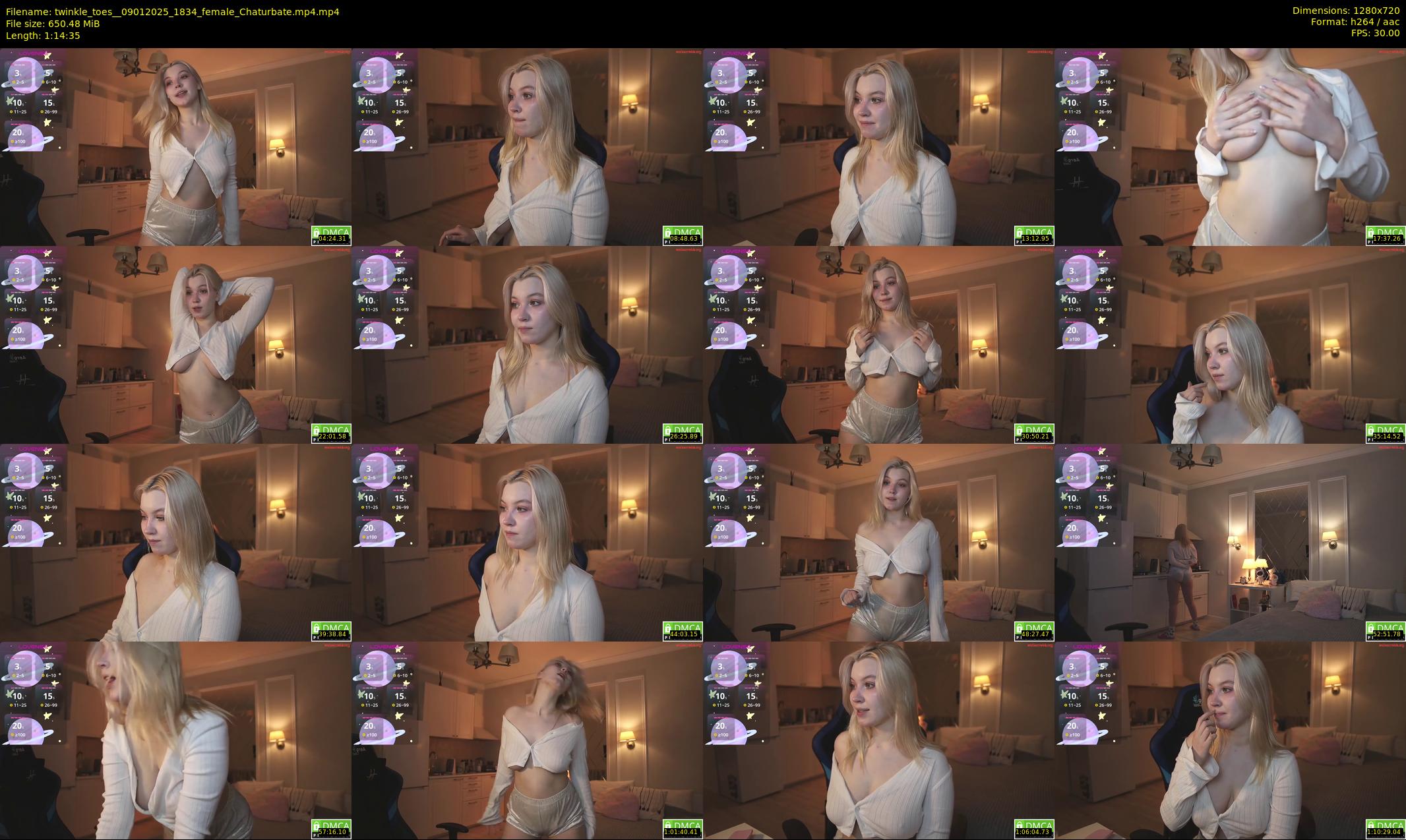 twinkle_toes_ — 75 minute Chaturbate female cam show recording, 720p, Jan 9, 2025
