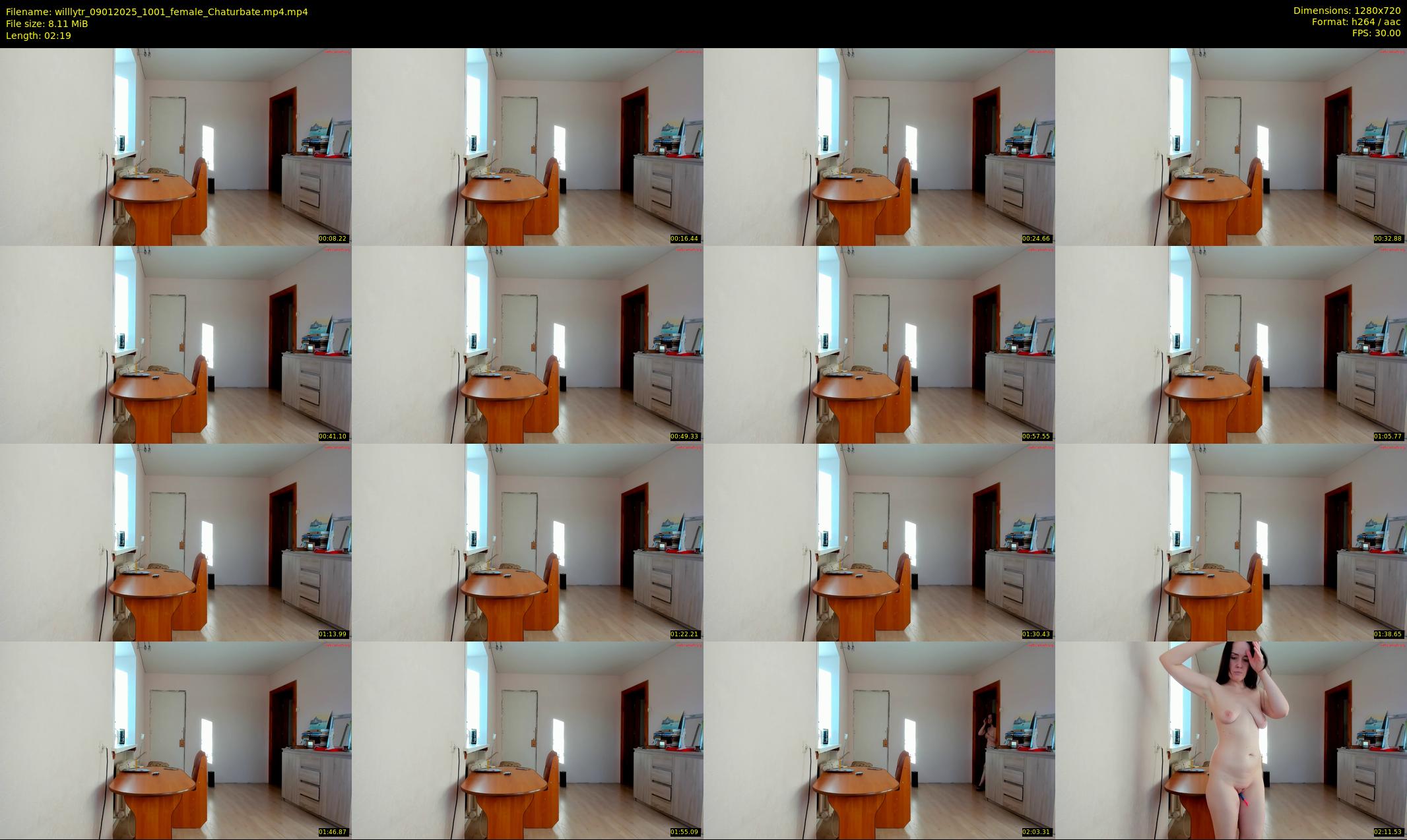willlytr — 3 minute Chaturbate female cam show recording, 720p, Jan 9, 2025