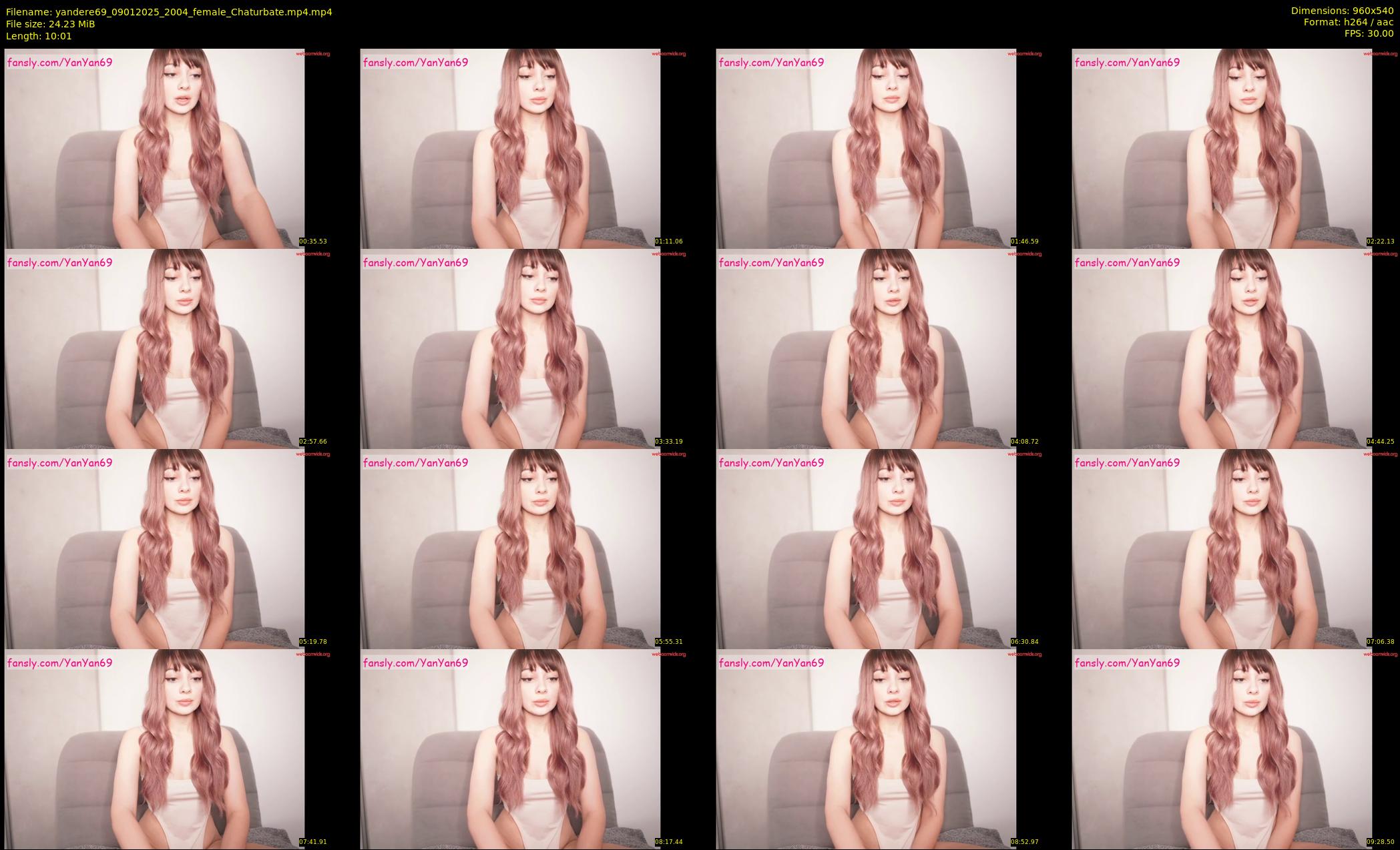 yandere69 — 11 minute Chaturbate female cam show recording, 480p, Jan 9, 2025