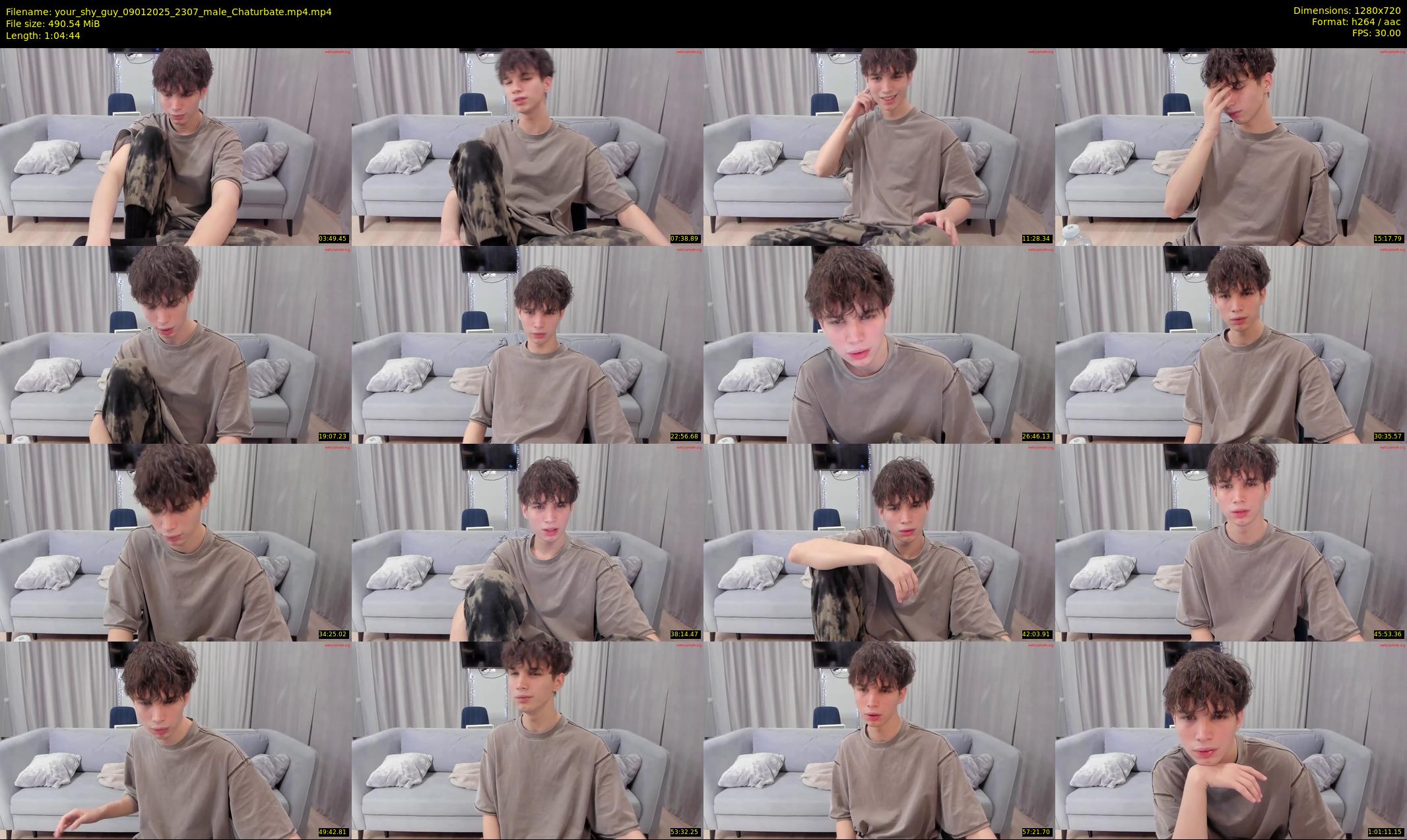 your_shy_guy — 65 minute Chaturbate male cam show recording, 720p, Jan 9, 2025
