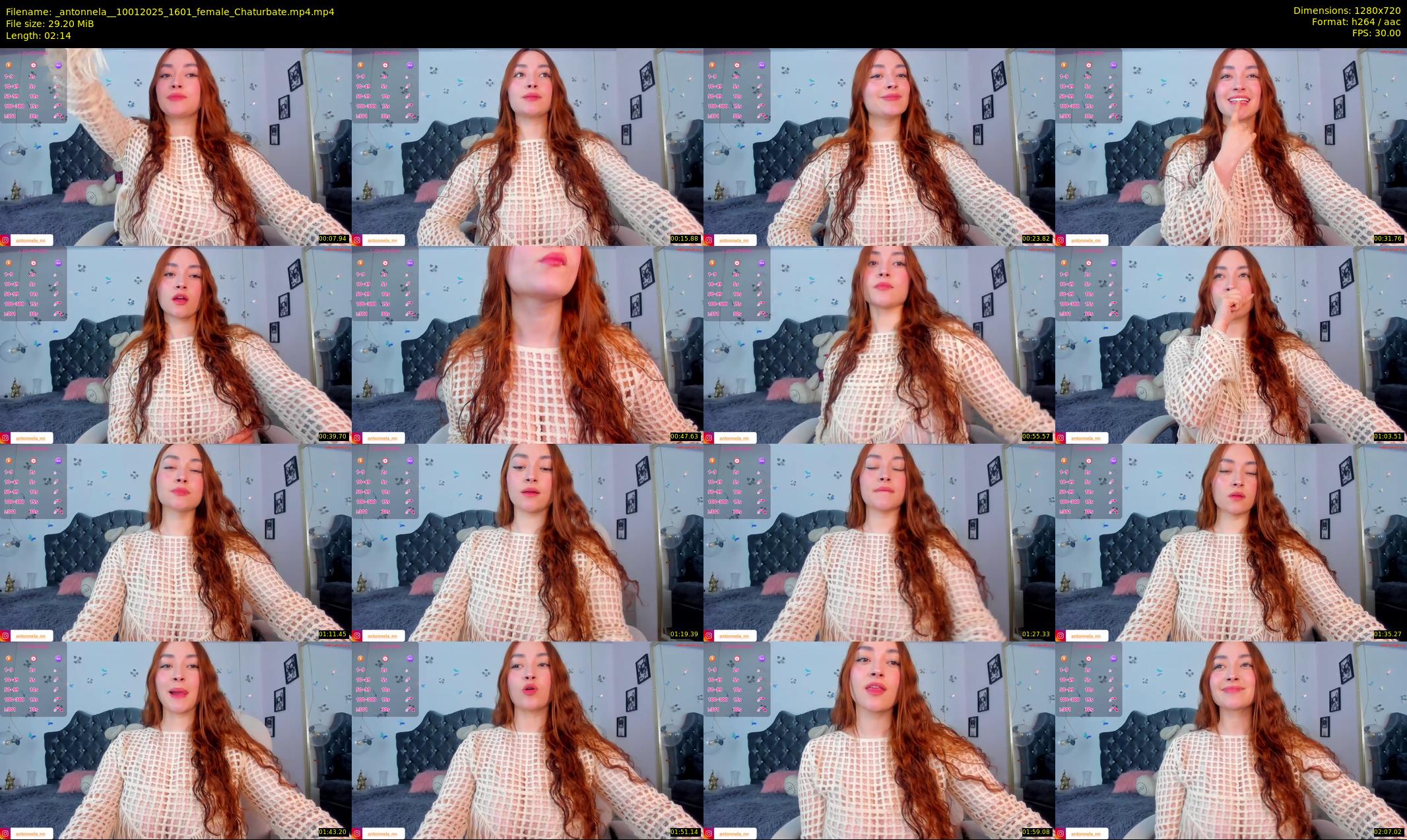 _antonnela_ — 3 minute Chaturbate female cam show recording, 720p, Jan 10, 2025