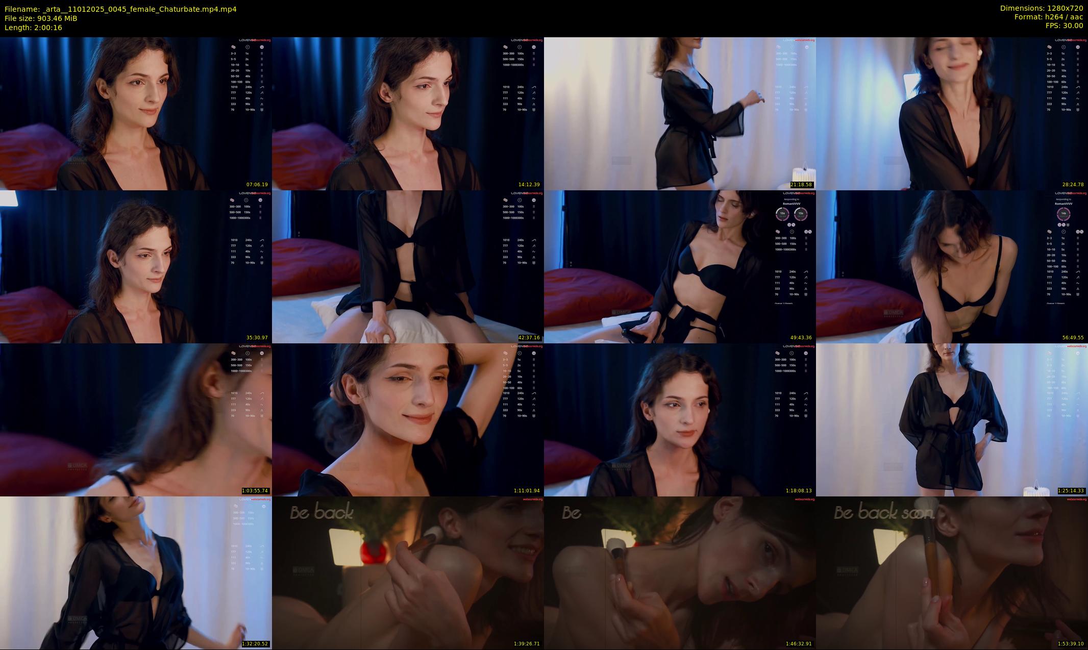 _arta_ — 121 minute Chaturbate female cam show recording, 720p, Jan 11, 2025