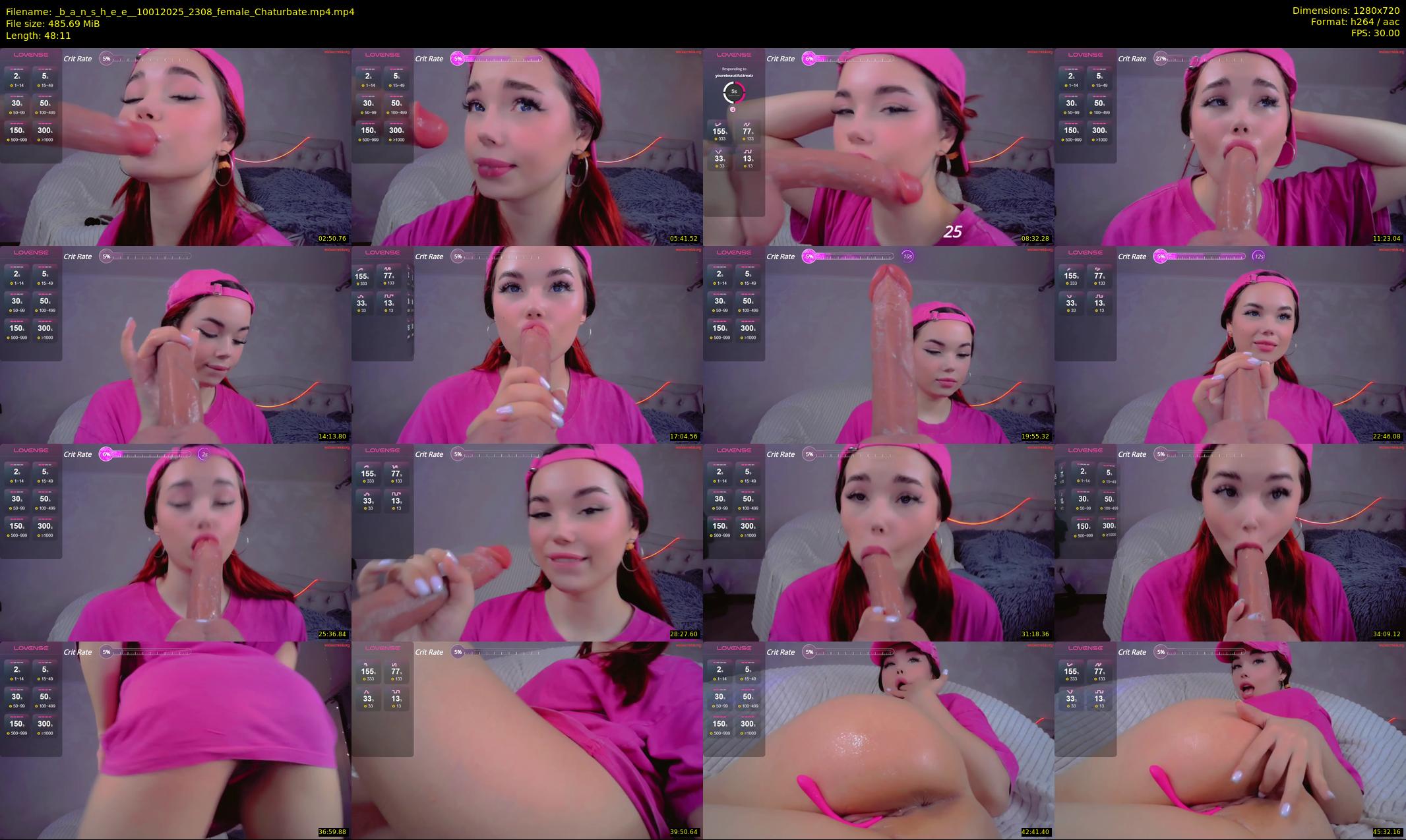 _b_a_n_s_h_e_e_ — 49 minute Chaturbate female cam show recording, 720p, Jan 10, 2025