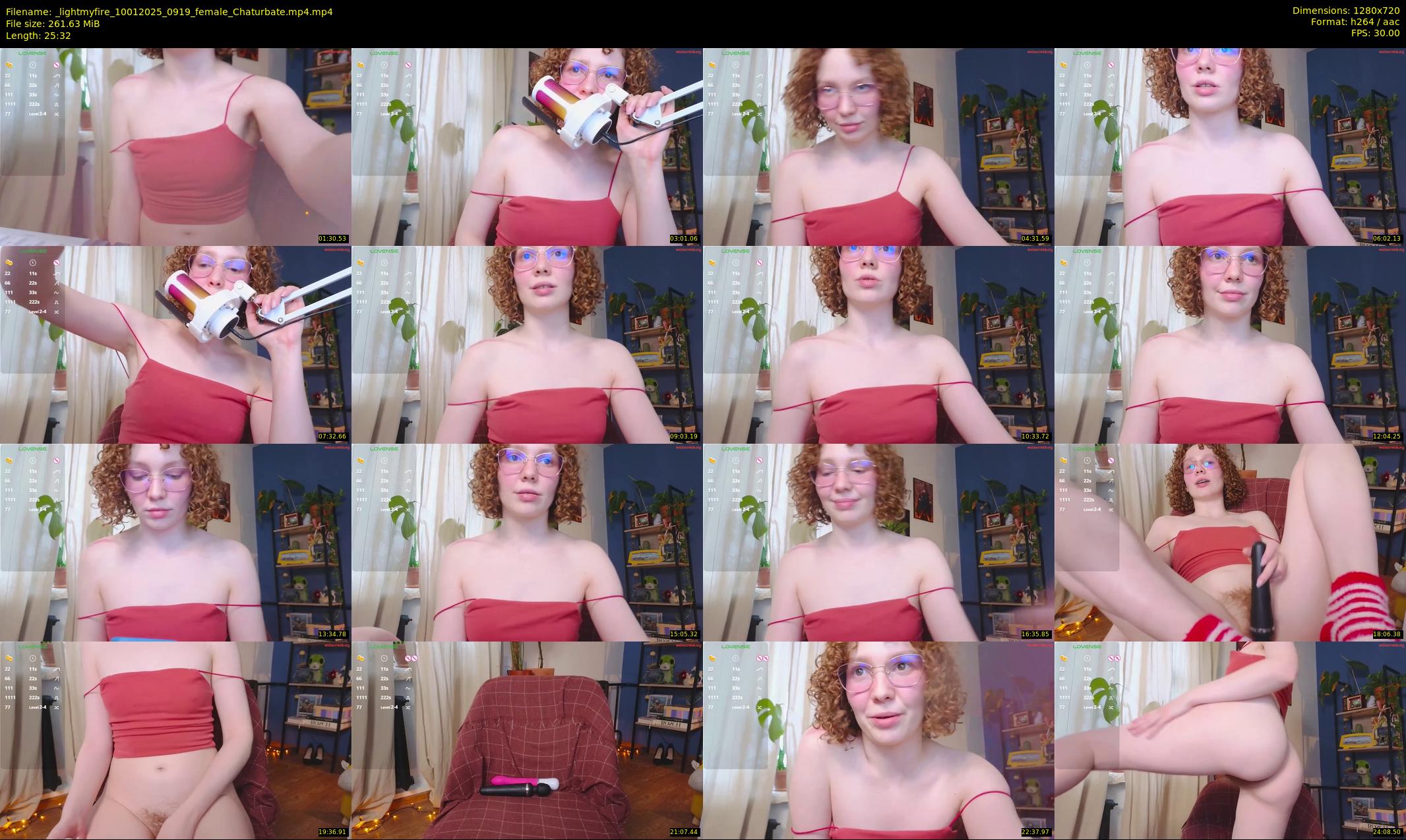 _lightmyfire — 26 minute Chaturbate female cam show recording, 720p, Jan 10, 2025