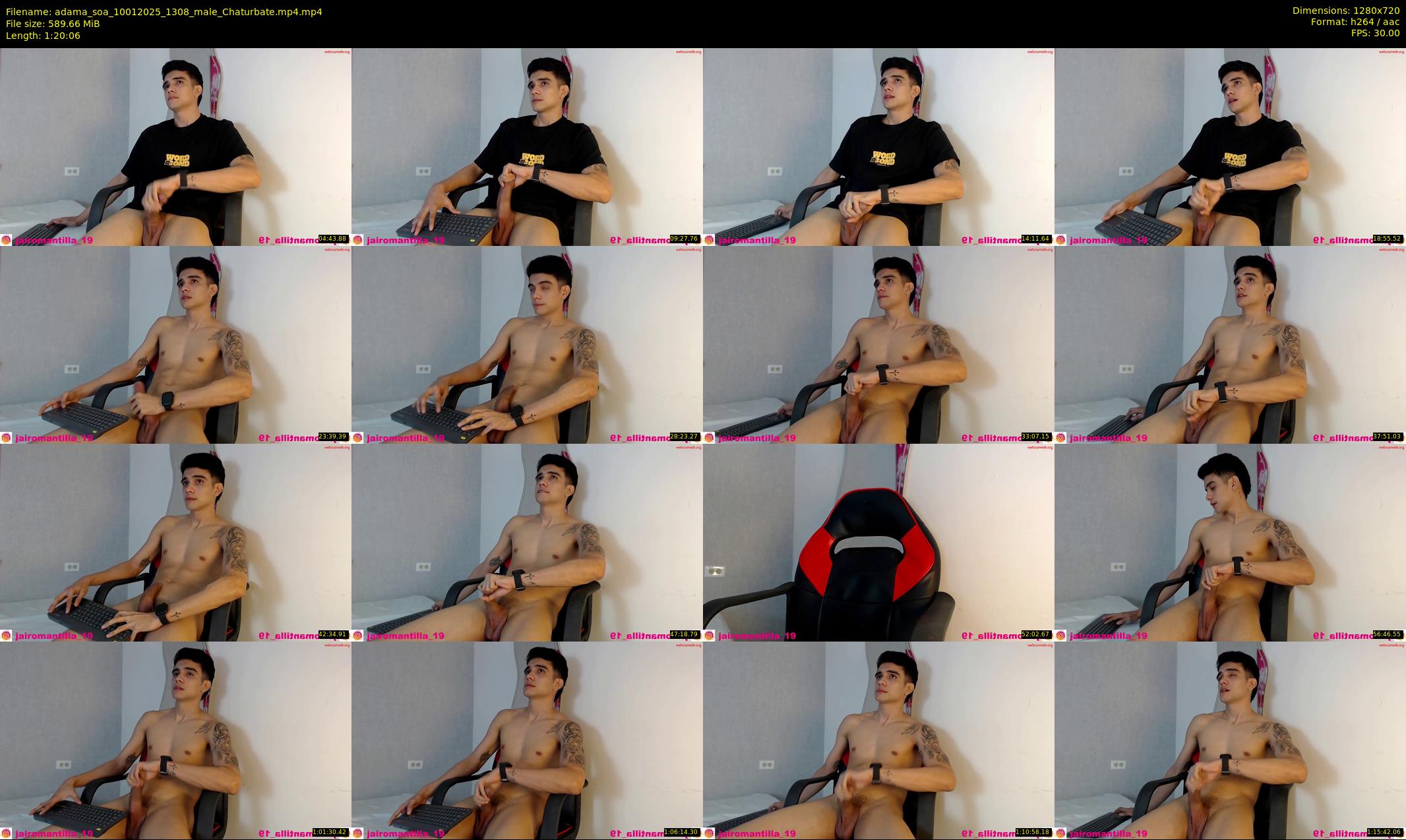 adama_soa — 81 minute Chaturbate male cam show recording, 720p, Jan 10, 2025