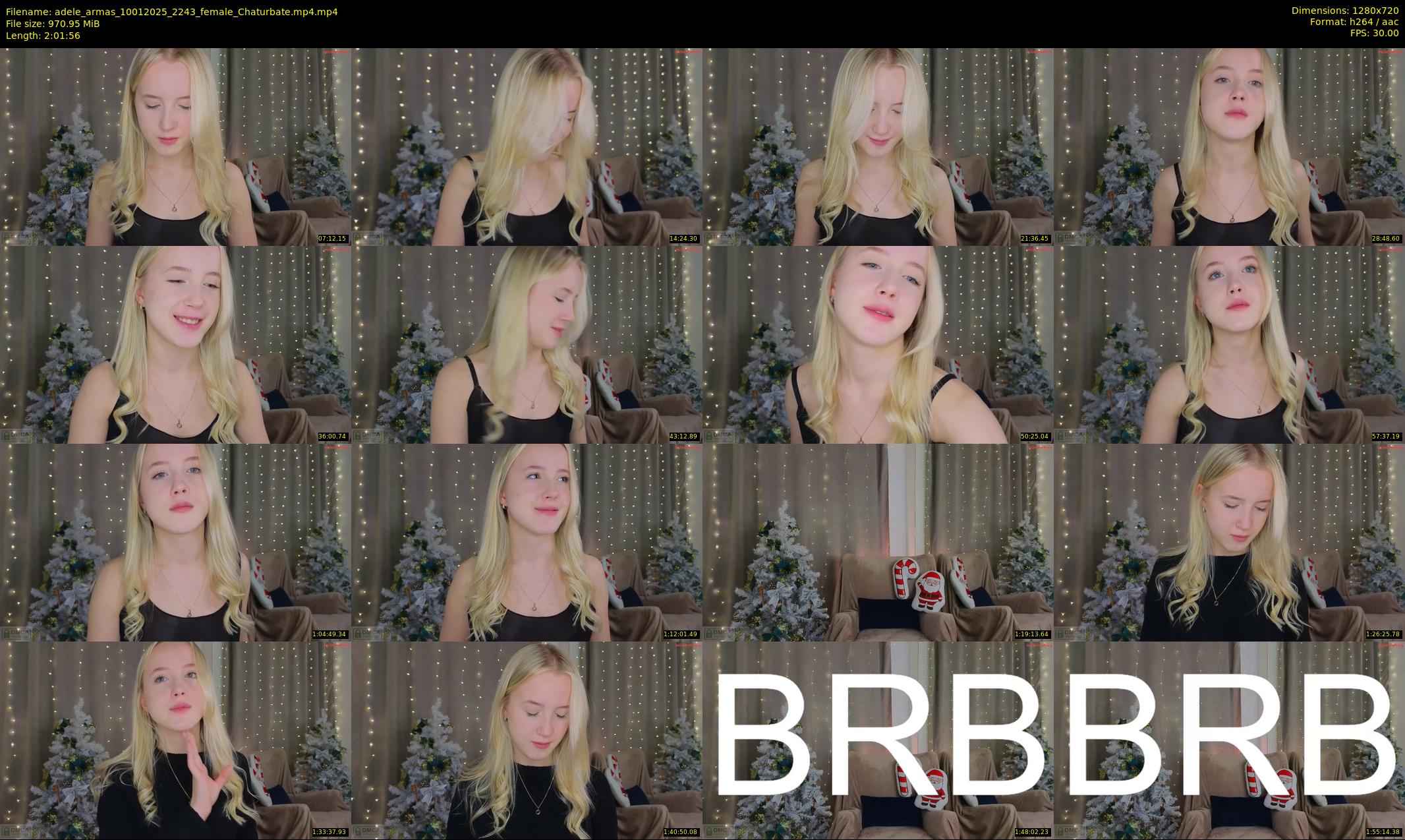 adele_armas — 122 minute Chaturbate female cam show recording, 720p, Jan 10, 2025