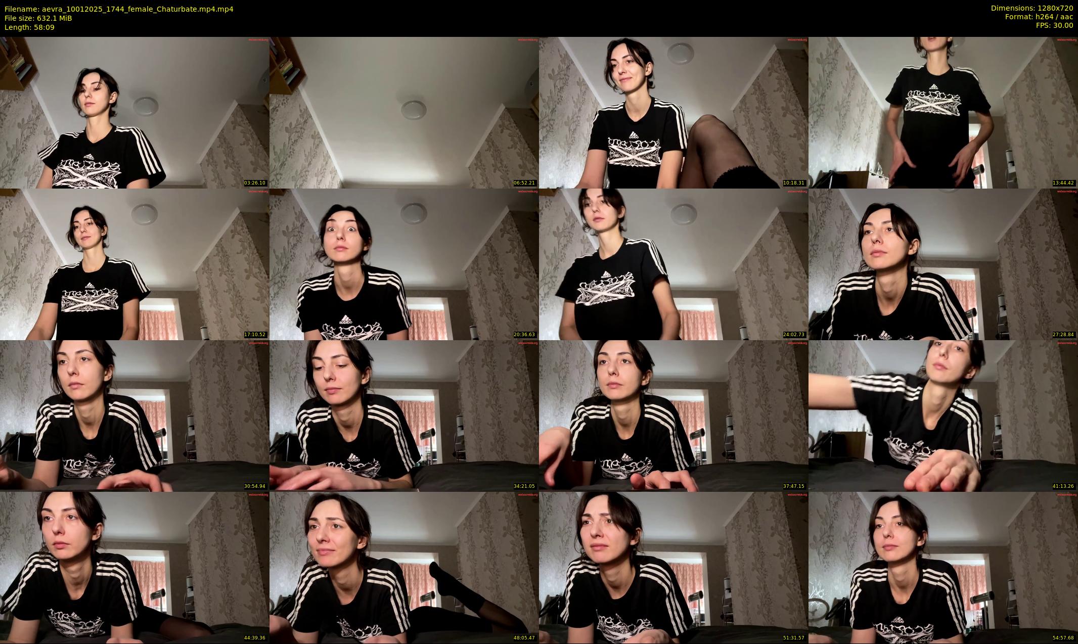 aevra — 59 minute Chaturbate female cam show recording, 720p, Jan 10, 2025