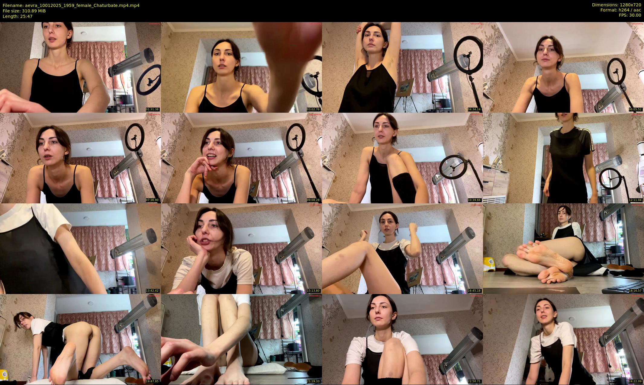 aevra — 26 minute Chaturbate female cam show recording, 720p, Jan 10, 2025