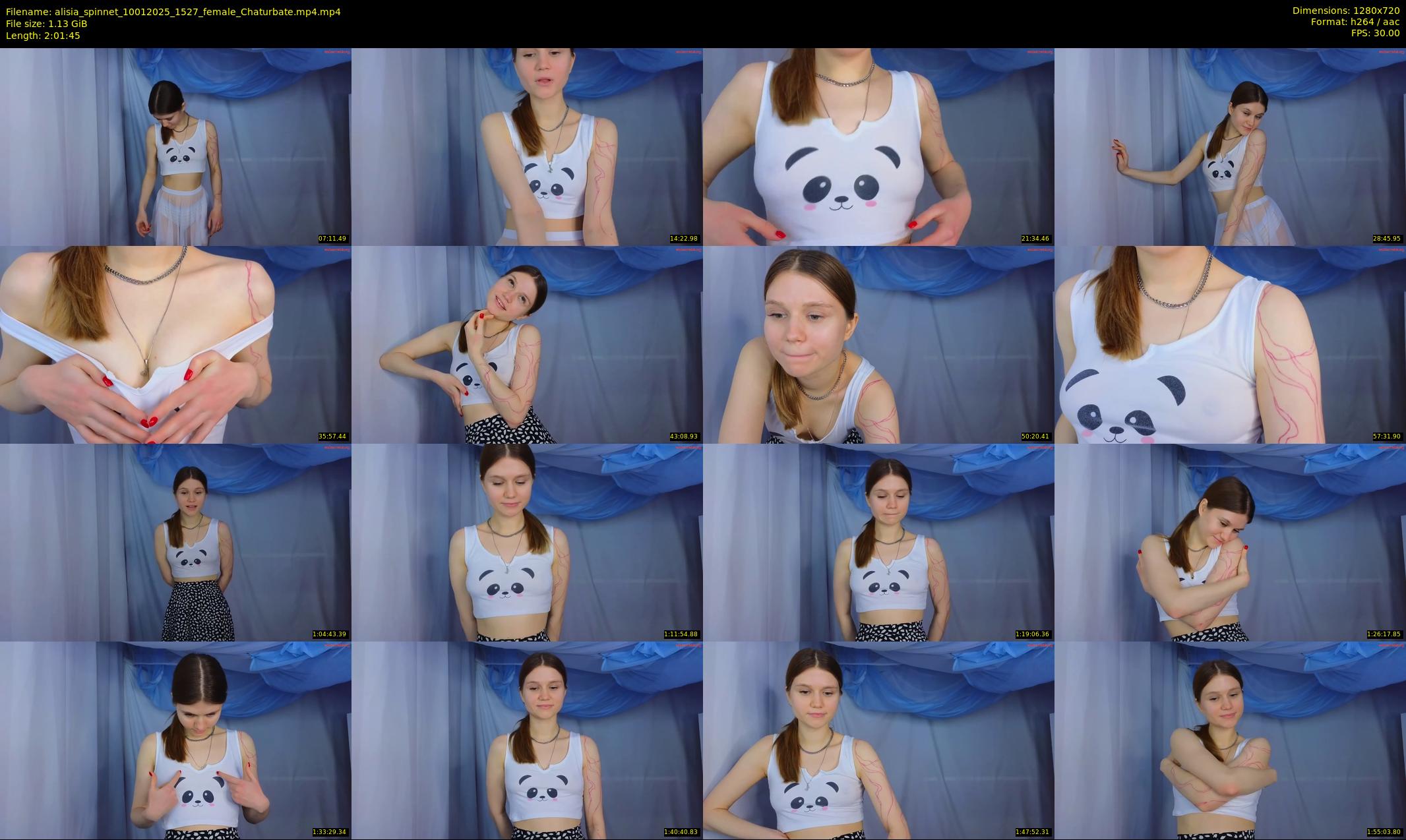 alisia_spinnet — 122 minute Chaturbate female cam show recording, 720p, Jan 10, 2025