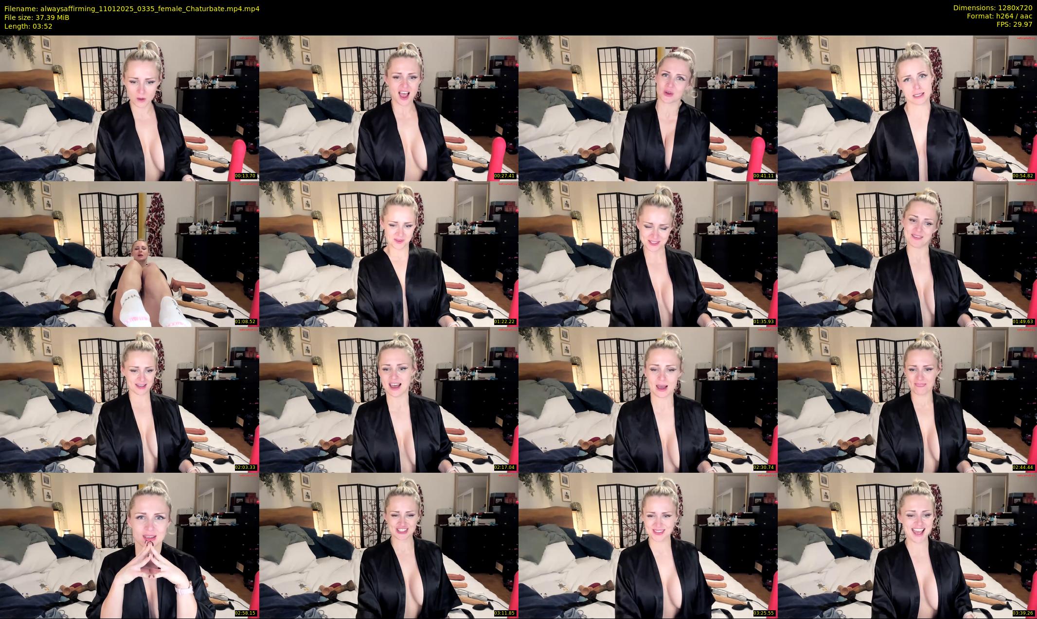 alwaysaffirming — 4 minute Chaturbate couple cam show recording, 720p, Jan 11, 2025