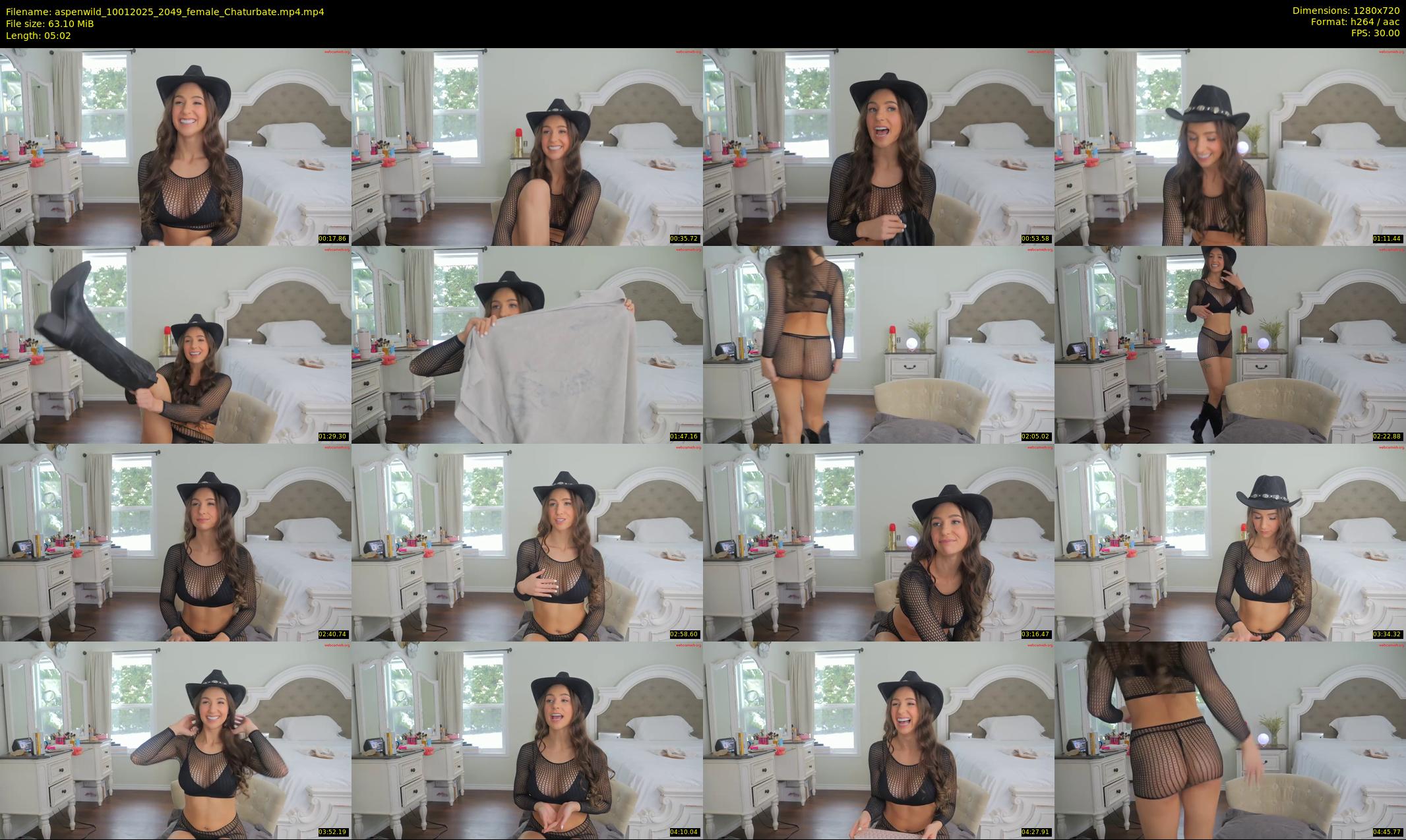 aspenwild — 6 minute Chaturbate female cam show recording, 720p, Jan 10, 2025