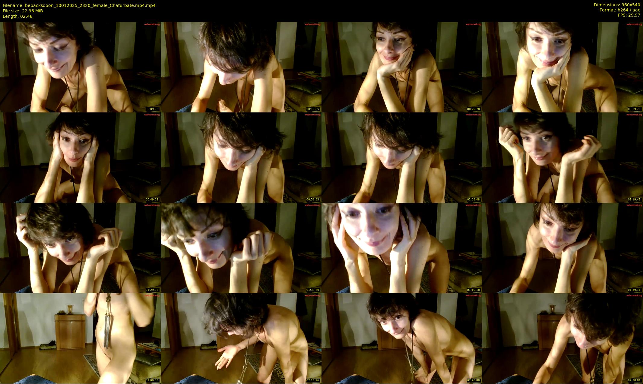 bebacksooon — 3 minute Chaturbate female cam show recording, 480p, Jan 10, 2025
