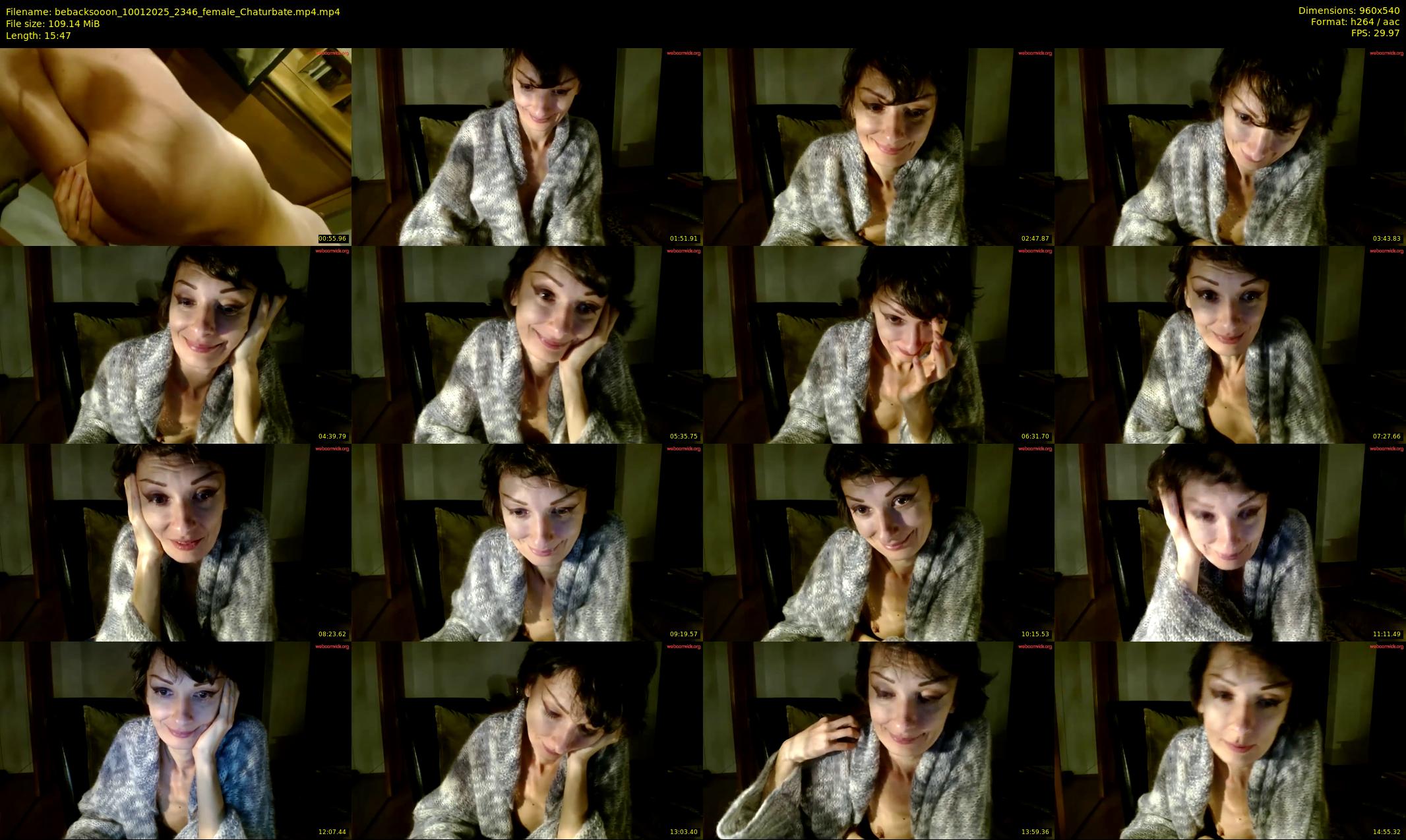bebacksooon — 16 minute Chaturbate female cam show recording, 480p, Jan 10, 2025