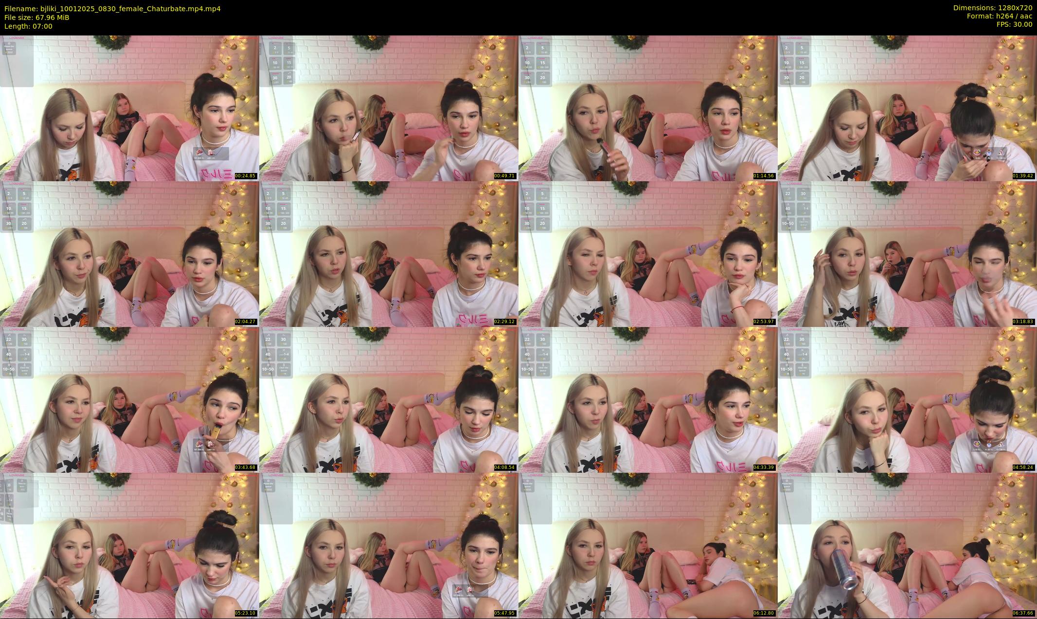 bjliki — 7 minute Chaturbate couple cam show recording, 720p, Jan 10, 2025