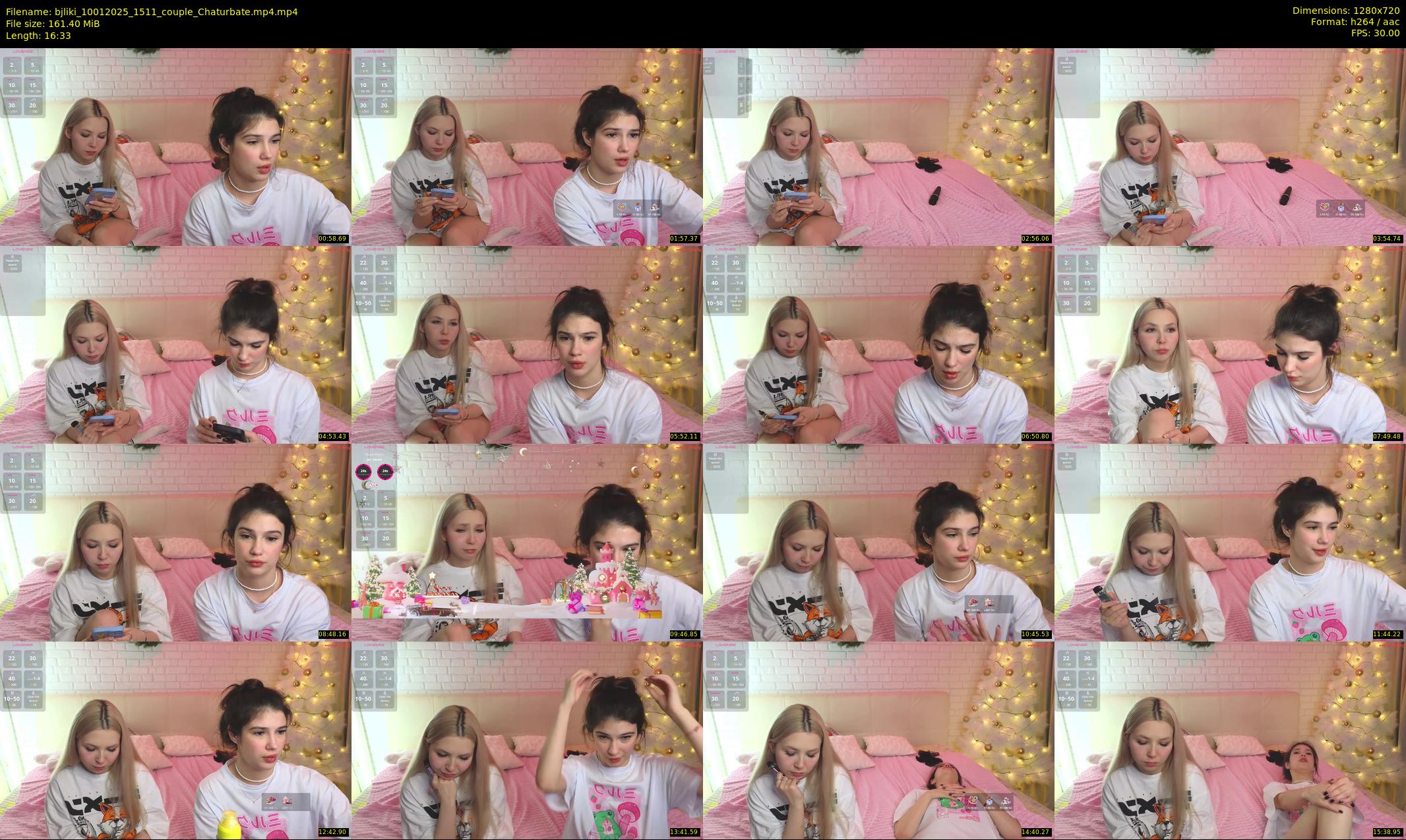 bjliki — 17 minute Chaturbate couple cam show recording, 720p, Jan 10, 2025