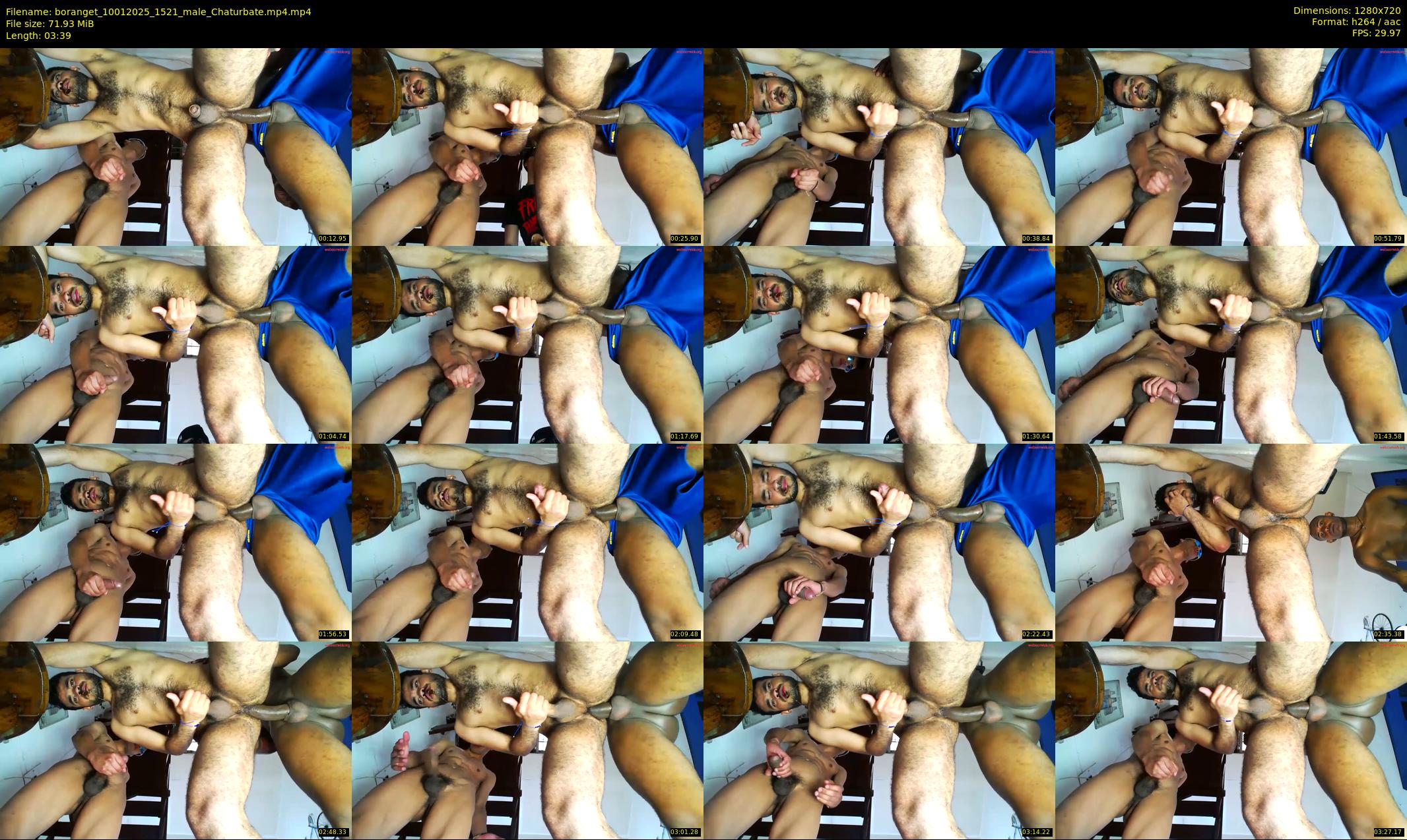 boranget — 4 minute Chaturbate male cam show recording, 720p, Jan 10, 2025