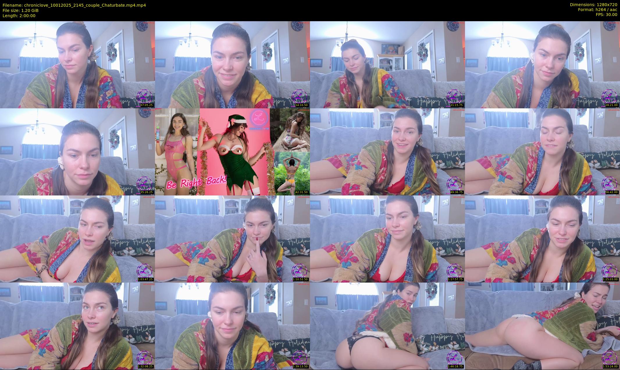 chroniclove — 120 minute Chaturbate female cam show recording, 720p, Jan 10, 2025