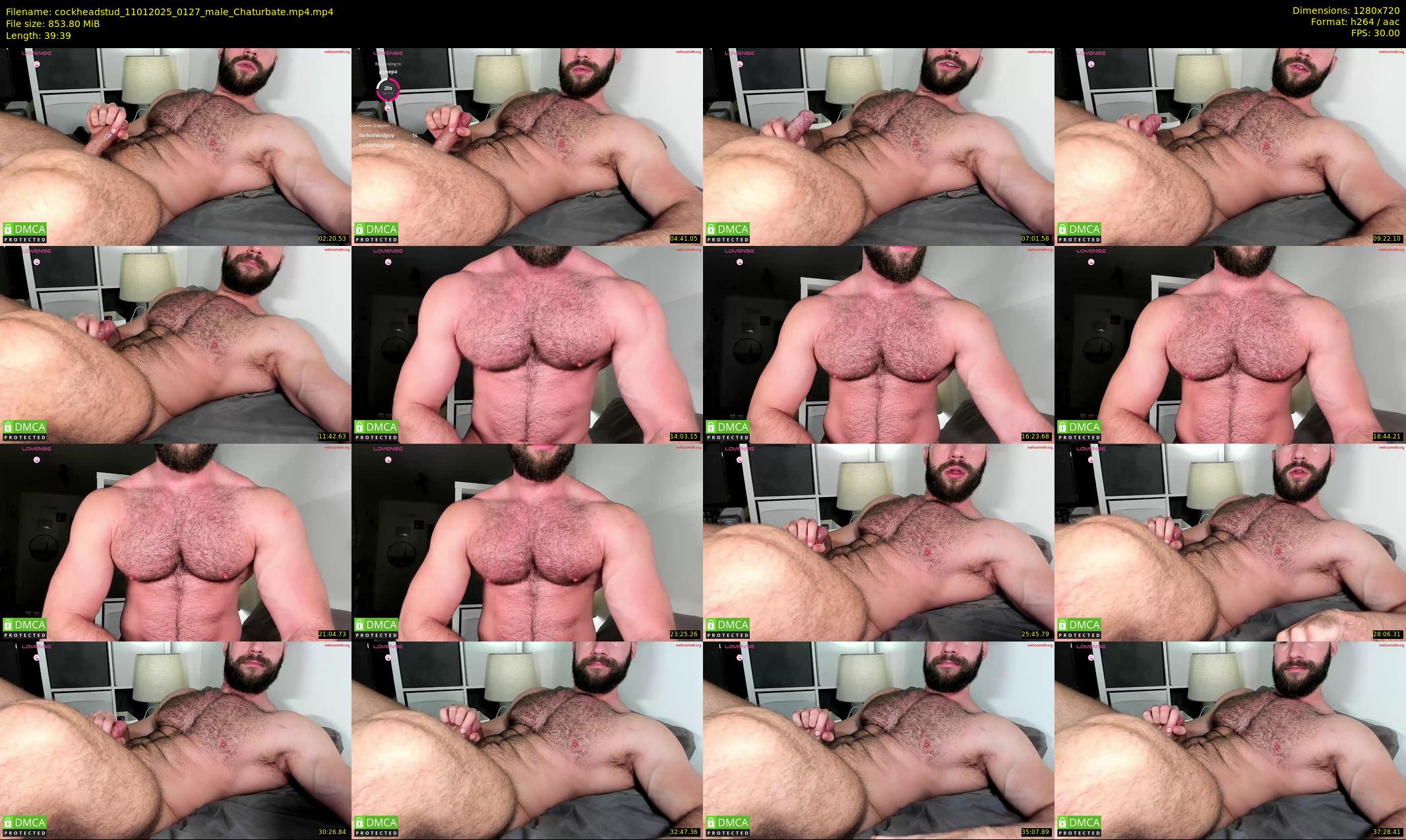 cockheadstud — 40 minute Chaturbate male cam show recording, 720p, Jan 11, 2025