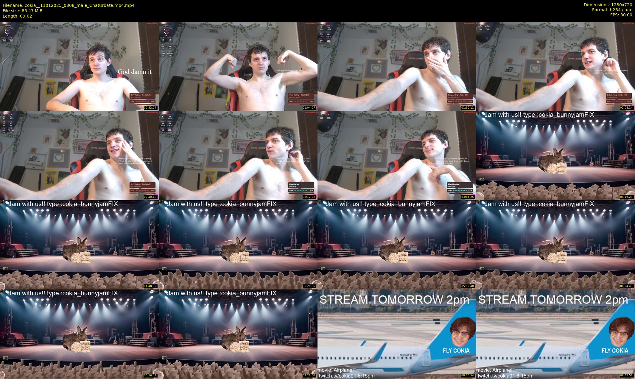 cokia_ — 10 minute Chaturbate male cam show recording, 720p, Jan 11, 2025