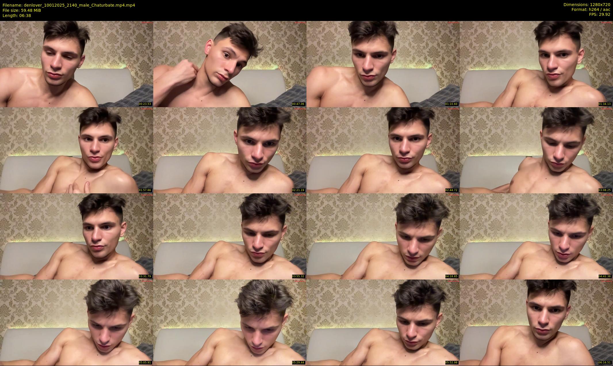 denlover — 7 minute Chaturbate male cam show recording, 720p, Jan 10, 2025