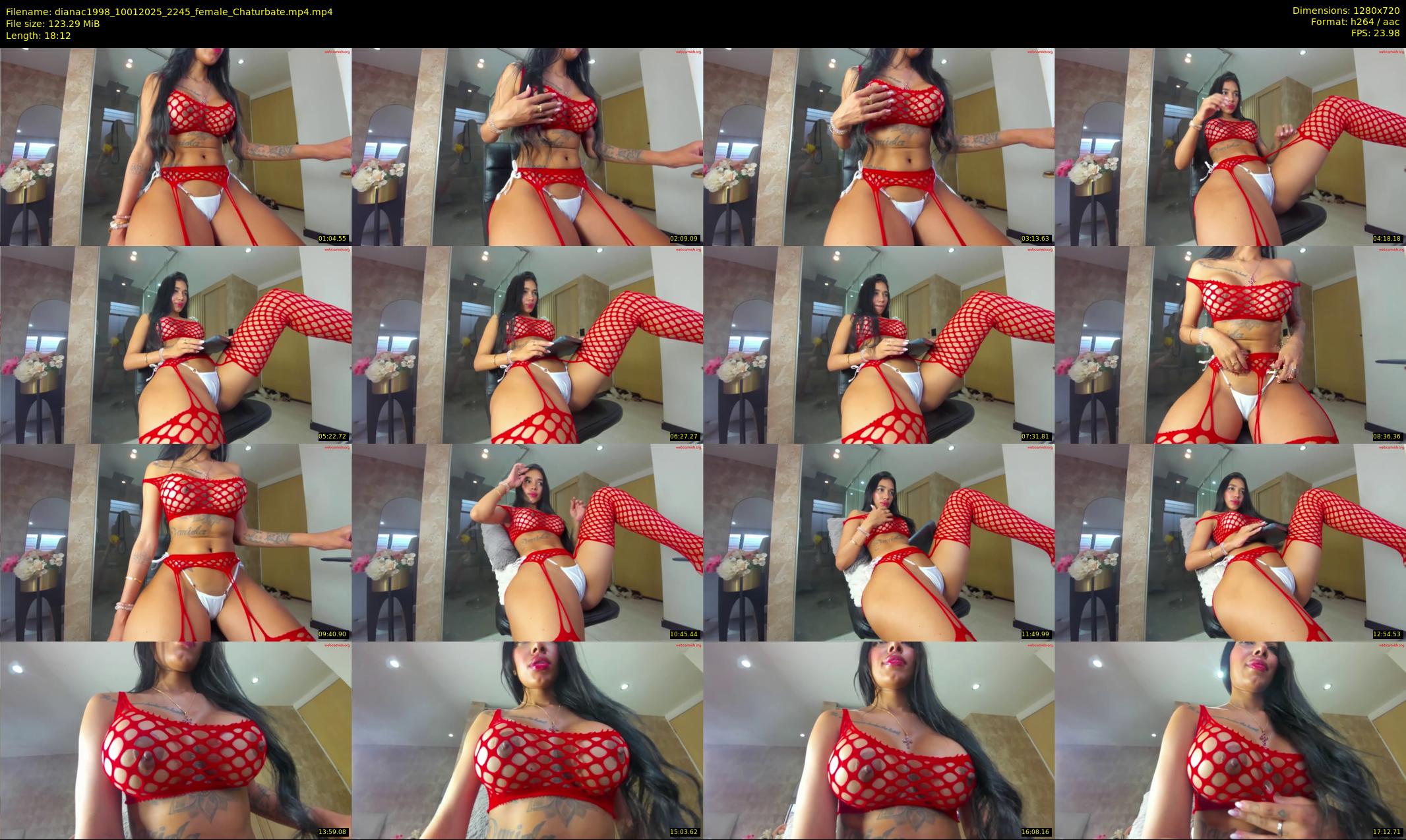 dianac1998 — 19 minute Chaturbate female cam show recording, 720p, Jan 10, 2025