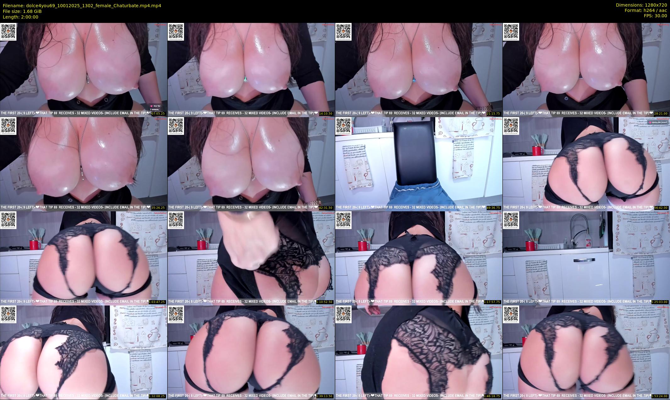 dolce4you69 — 120 minute Chaturbate female cam show recording, 720p, Jan 10, 2025