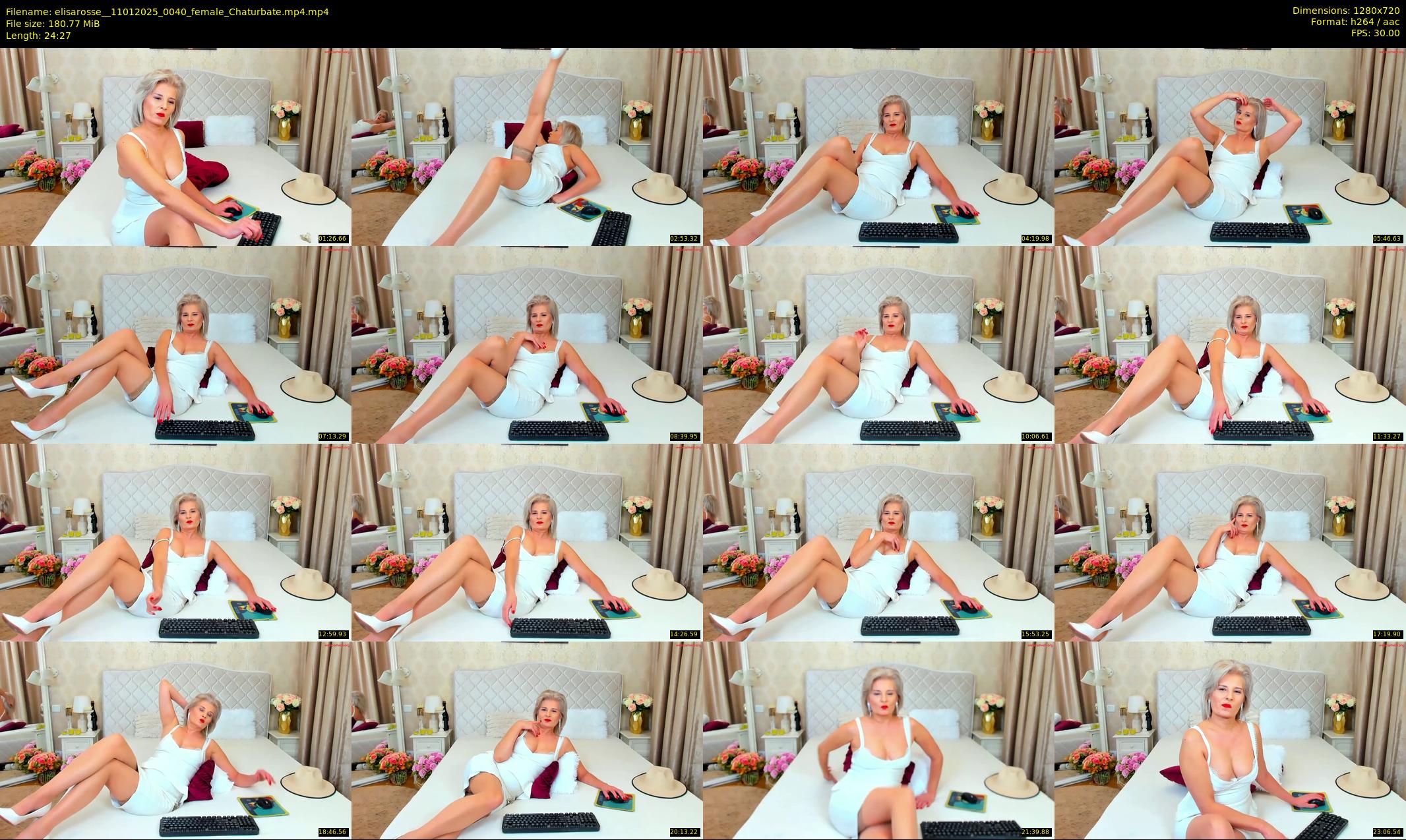 elisarosse_ — 25 minute Chaturbate female cam show recording, 720p, Jan 11, 2025