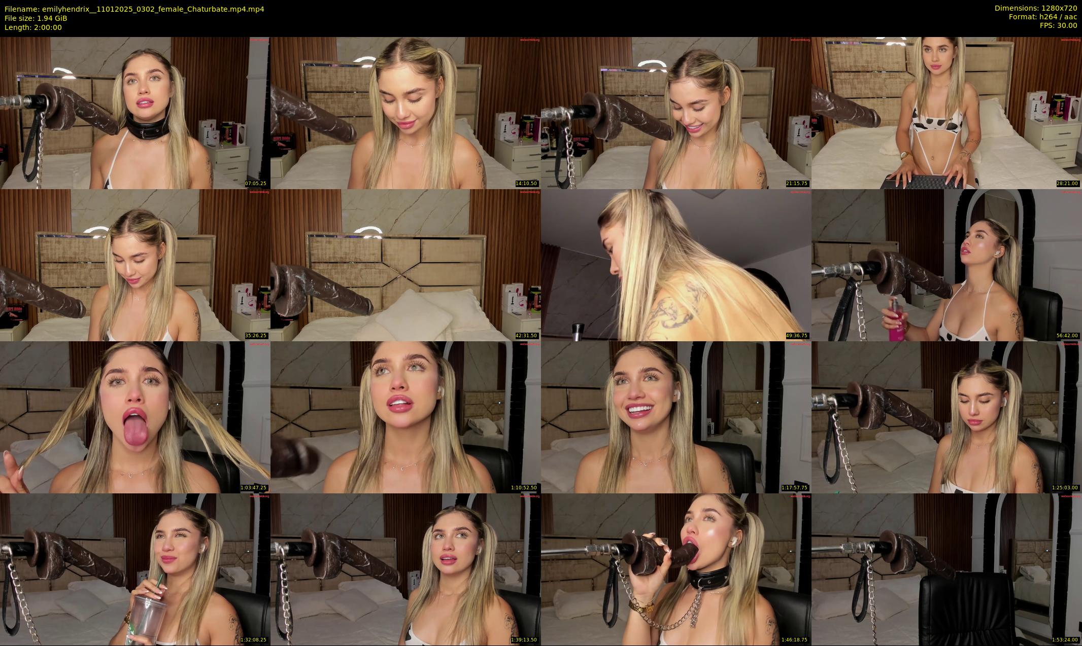 emilyhendrix_ — 120 minute Chaturbate couple cam show recording, 720p, Jan 11, 2025