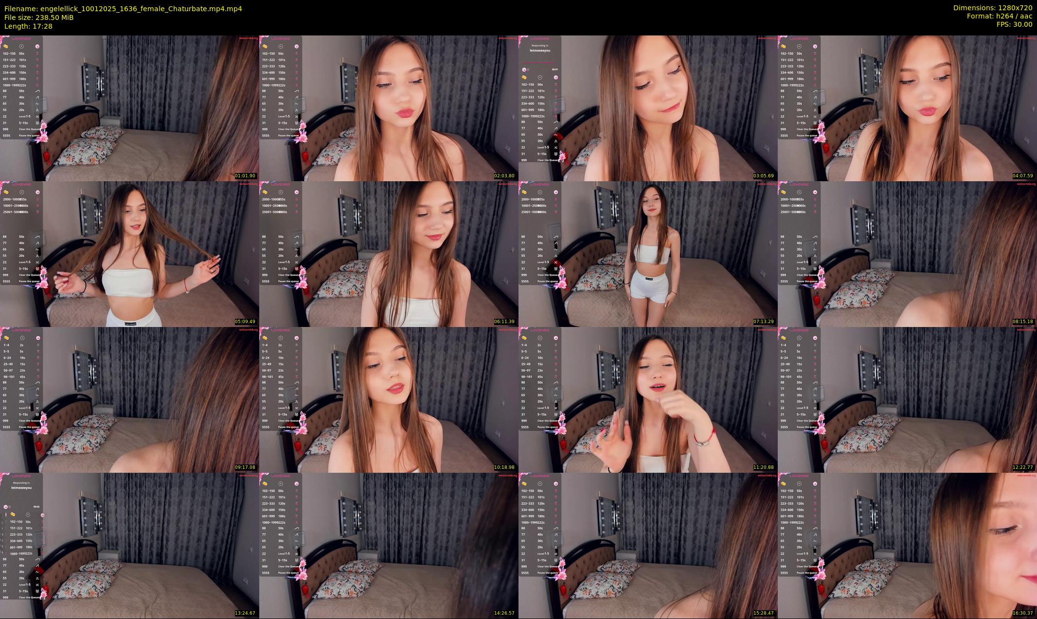 engelellick — 18 minute Chaturbate female cam show recording, 720p, Jan 10, 2025