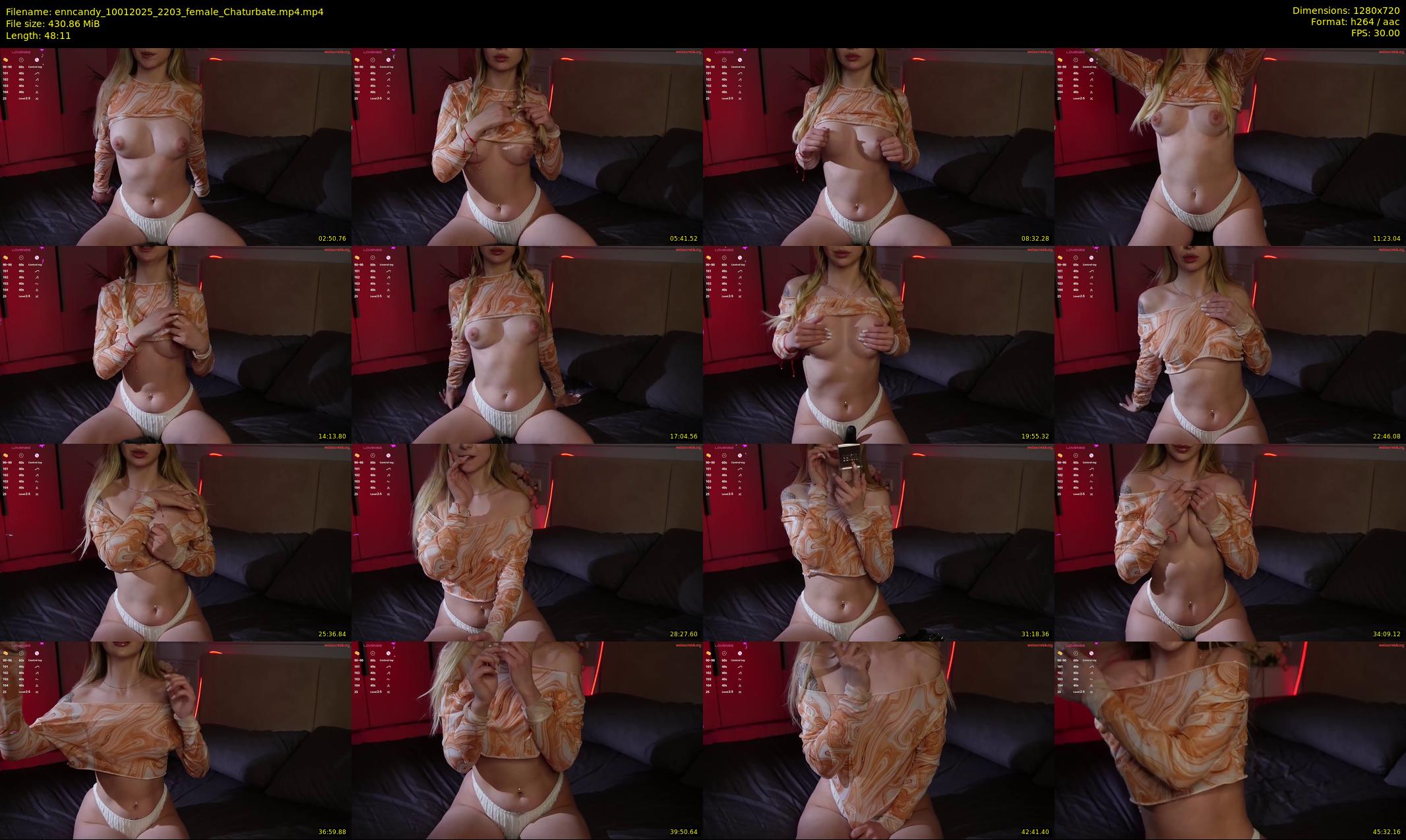 enncandy — 49 minute Chaturbate female cam show recording, 720p, Jan 10, 2025