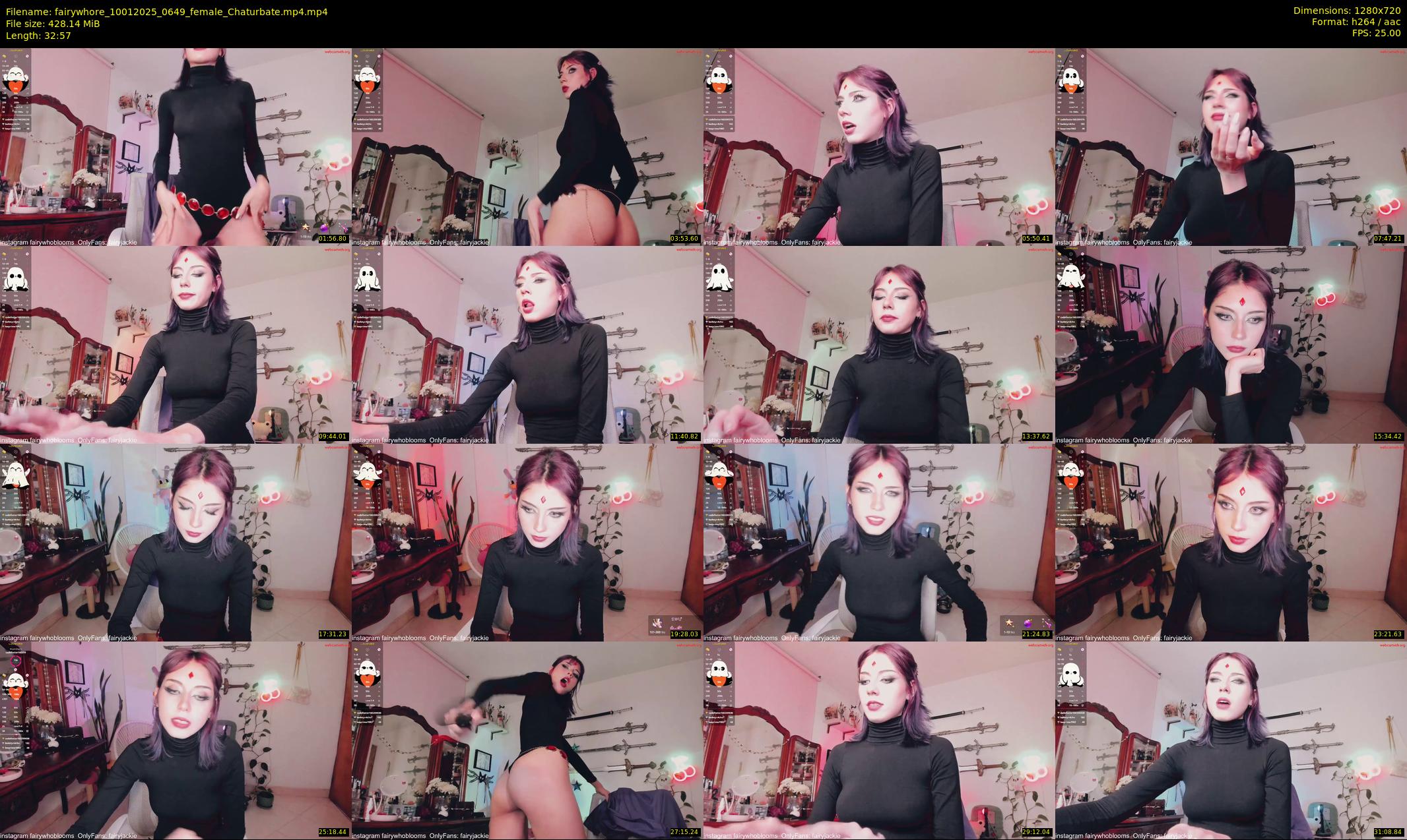 fairywhore — 33 minute Chaturbate female cam show recording, 720p, Jan 10, 2025
